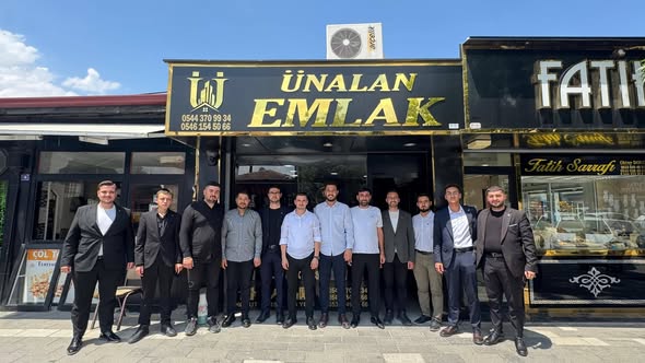 AK Parti Gençlik Kolları'ndan Yerköy'de Yeni İş Yeri Açan İsmail Ünalan'a Ziyaret