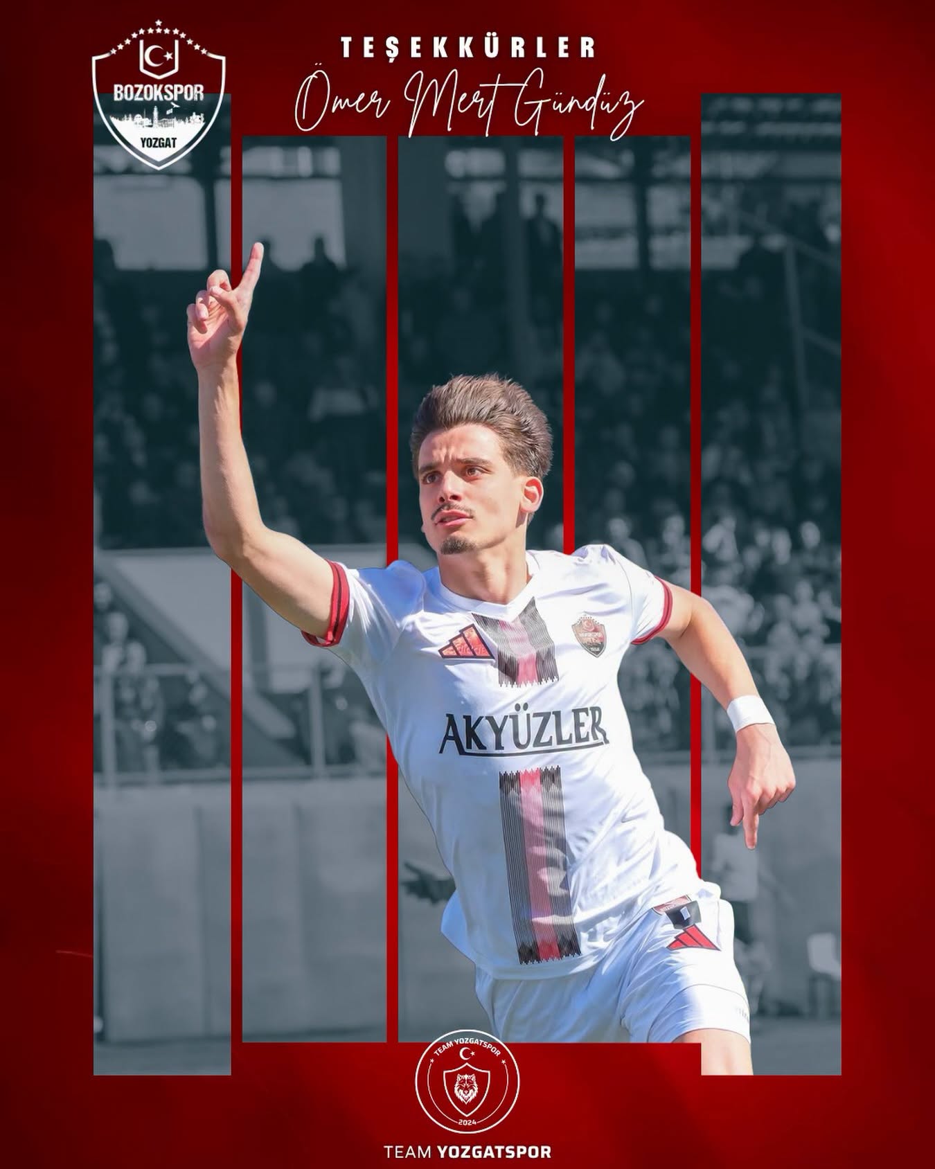 Bozokspor’da Kaptanla Yollar Ayrıldı! Ömer Mert Gündüz’e Veda