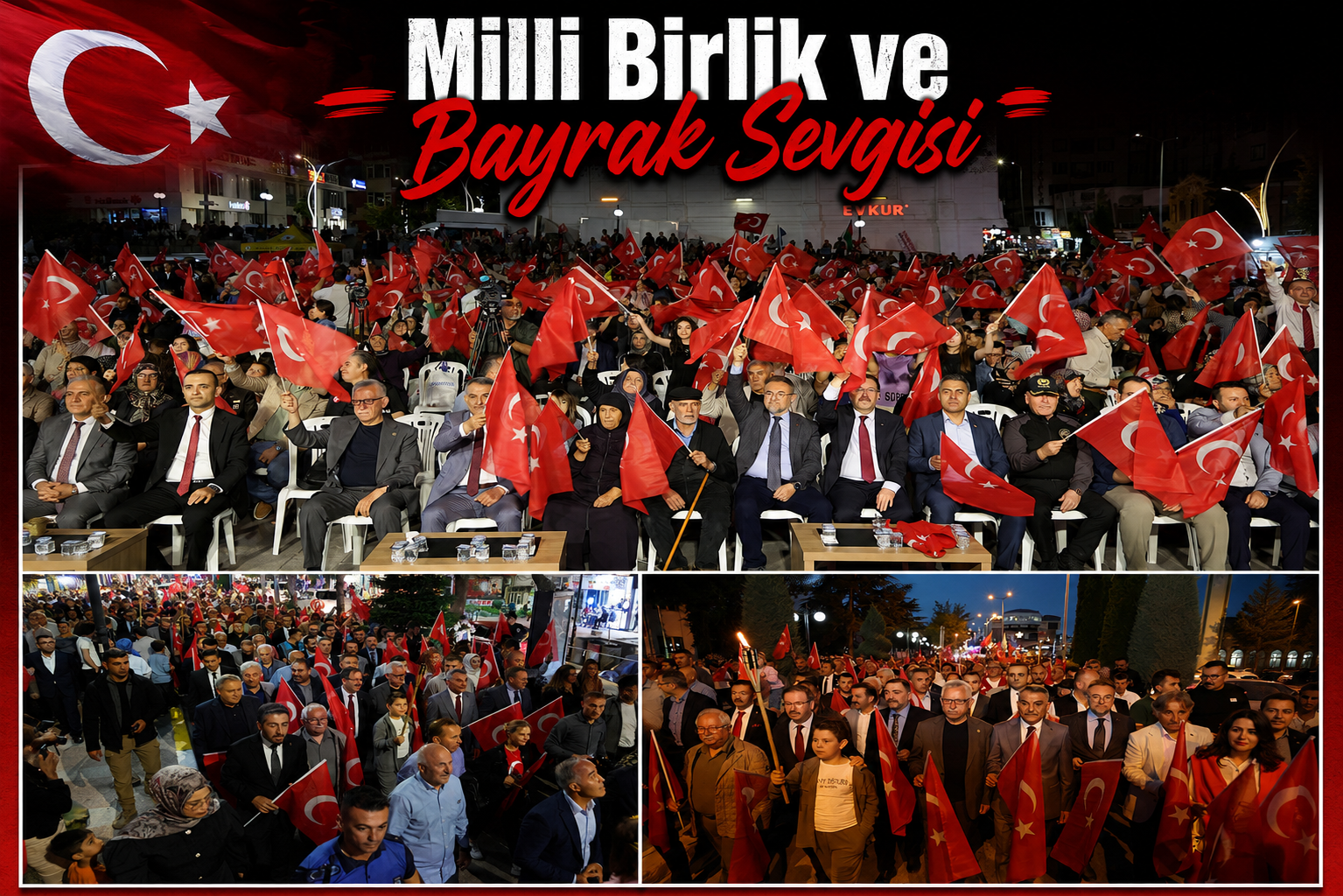 Yozgat'ta 15 Temmuz Ruhu Meydanlara Taştı