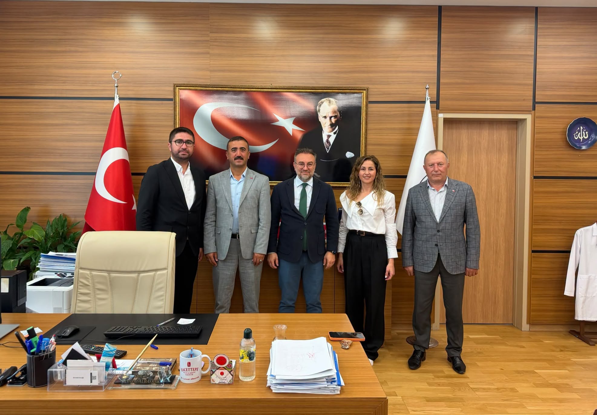Türkiye Kamu-Sen Heyetinden Rektör Evren Yaşar’a Ziyaret
