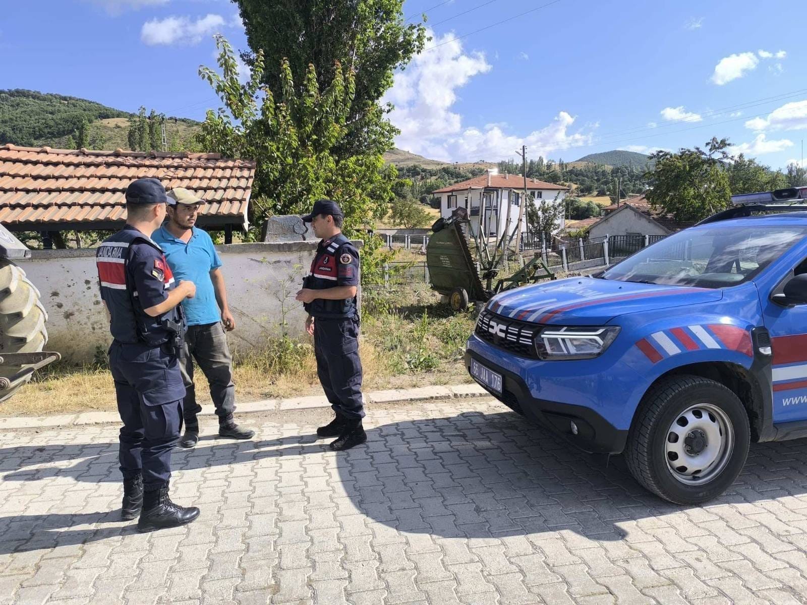 Jandarmadan Kadışehri'nde Anız Yangınlarına Karşı Seferberlik