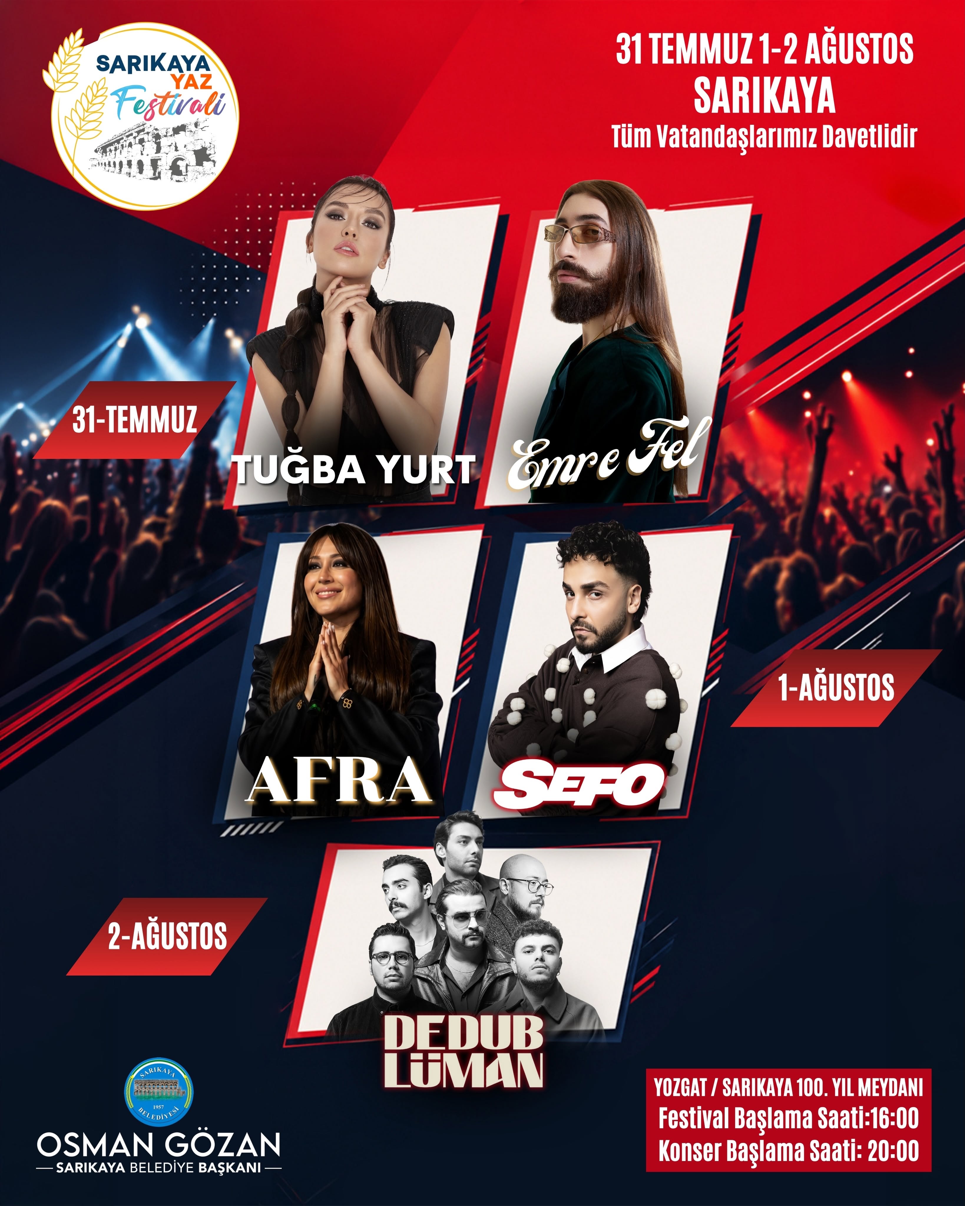 Sarıkaya Yaz Festivali İçin Geri Sayım Başladı
