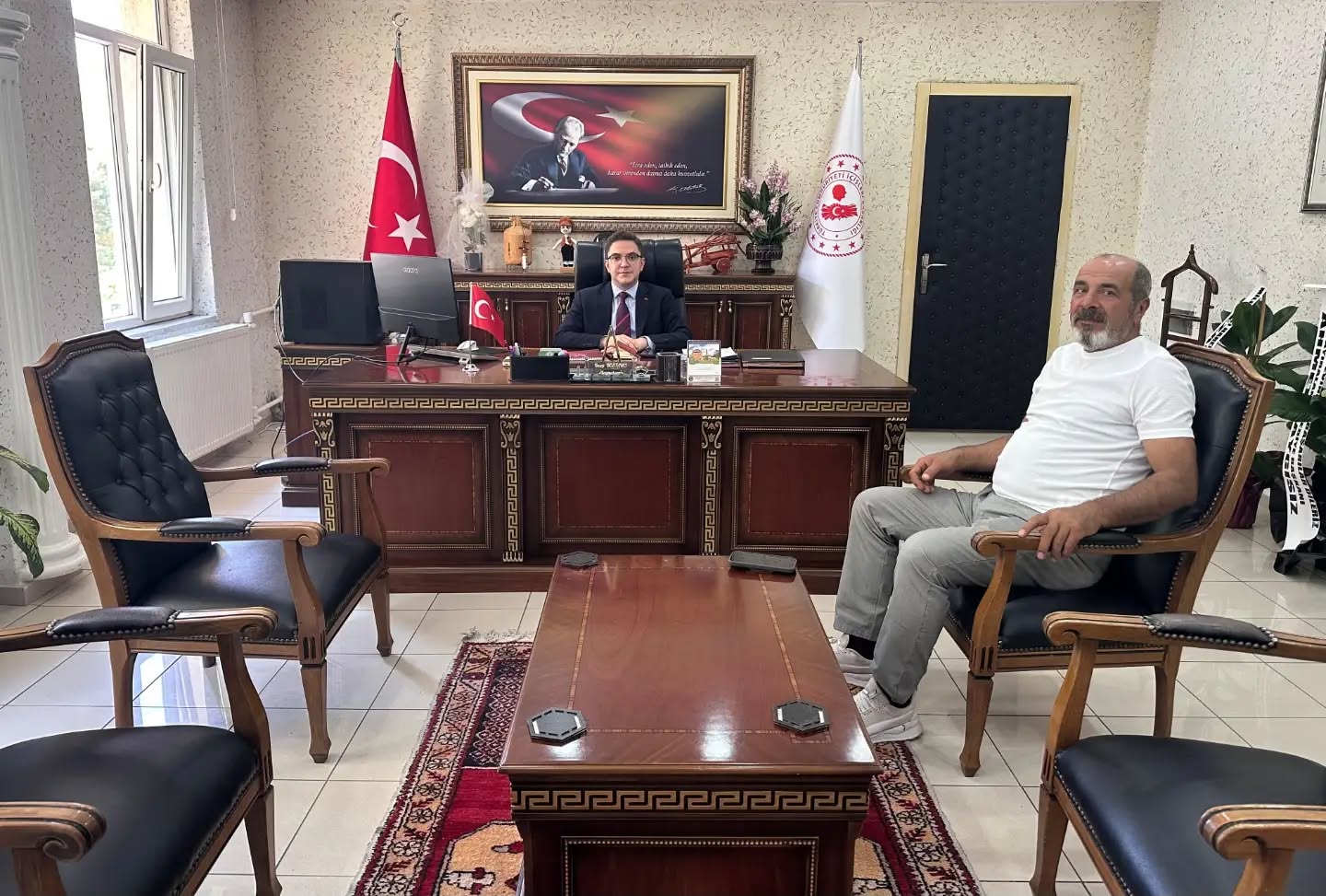 Çayıralan'da Kaymakam Bostancı'ya Hayırlı Olsun Ziyaretleri Sürüyor