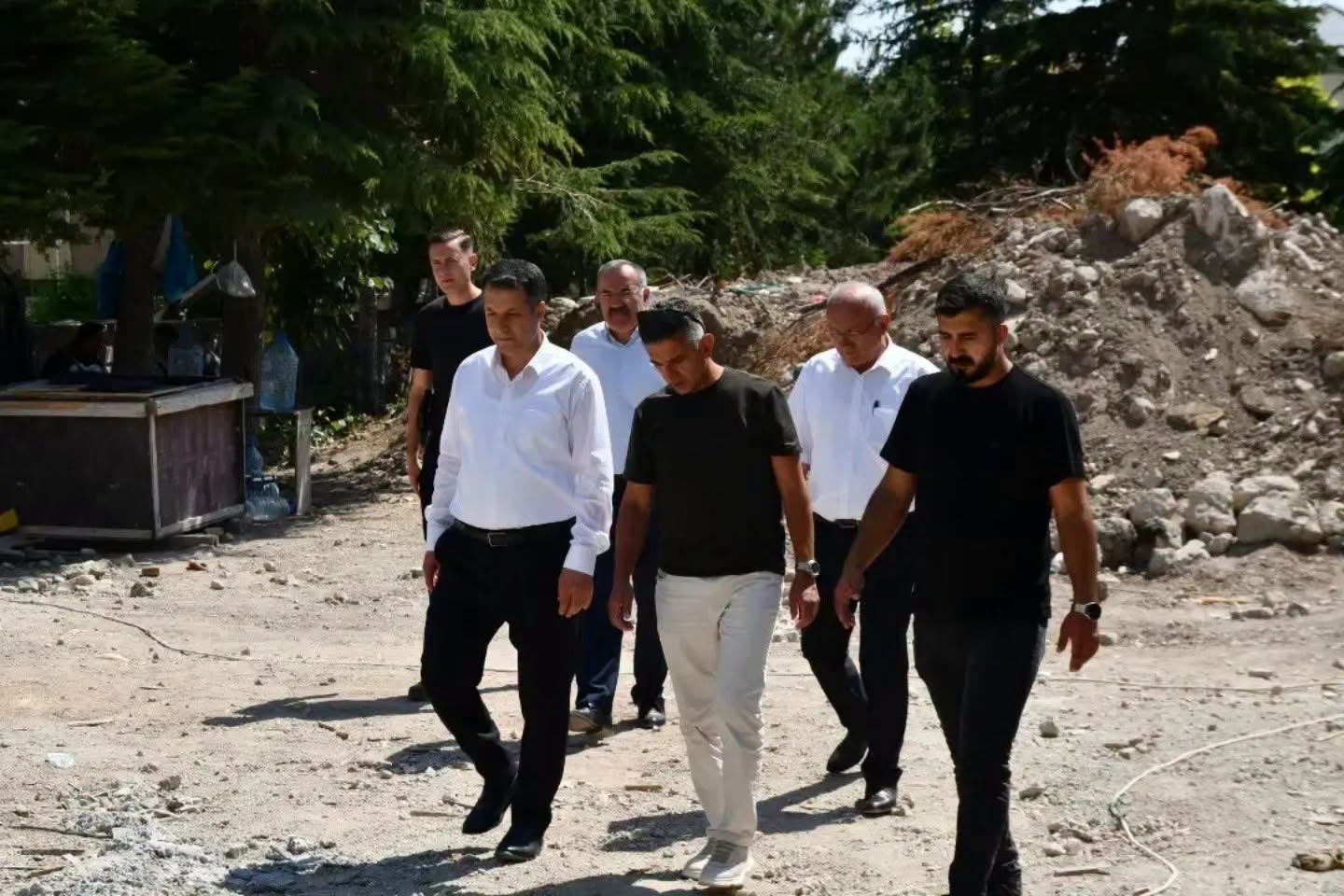 Kaymakam Canpolat, Milli Egemenlik İlkokulu İnşaatını Yerinde İnceledi