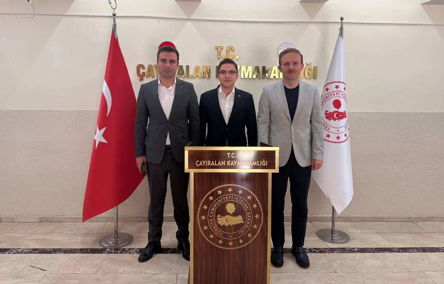 Göreve Yeni Başlayan Kaymakam Bostancı'ya Meslektaşlarından Tebrik Ziyareti
