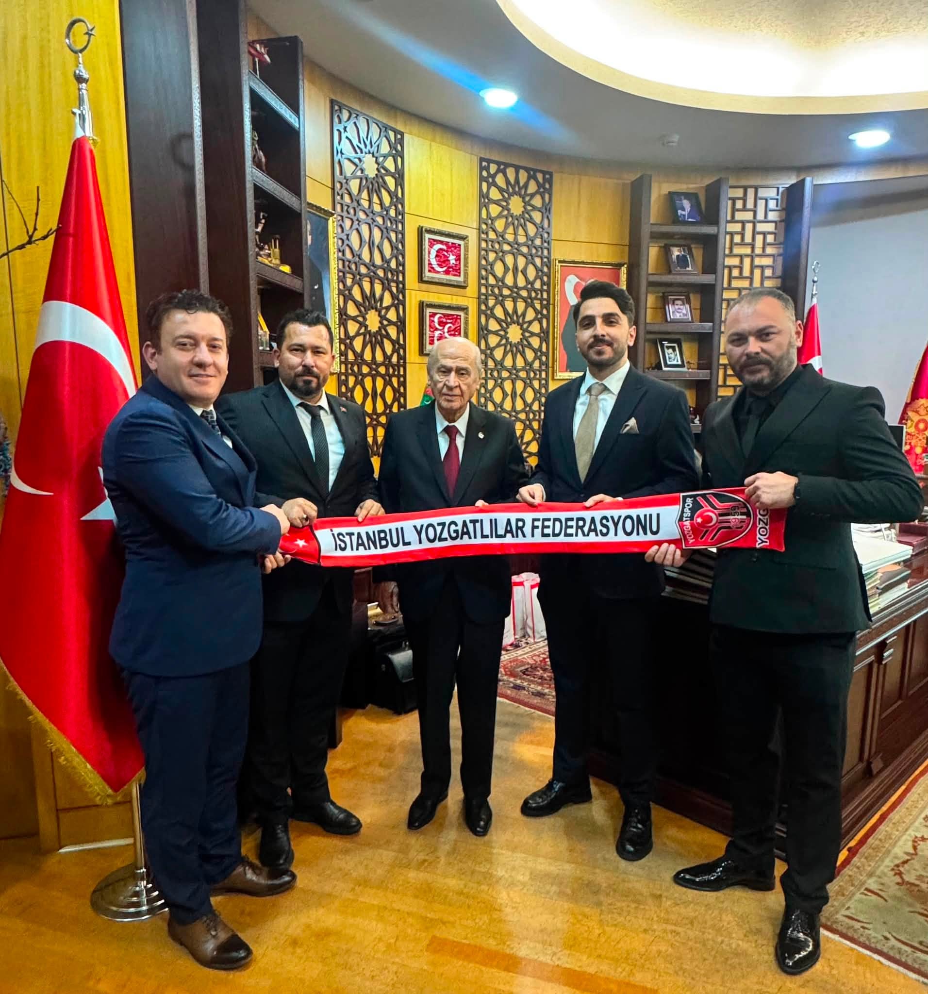 İstanbul Yozgatlılar Federasyonu'ndan Devlet Bahçeli'ye Ziyaret