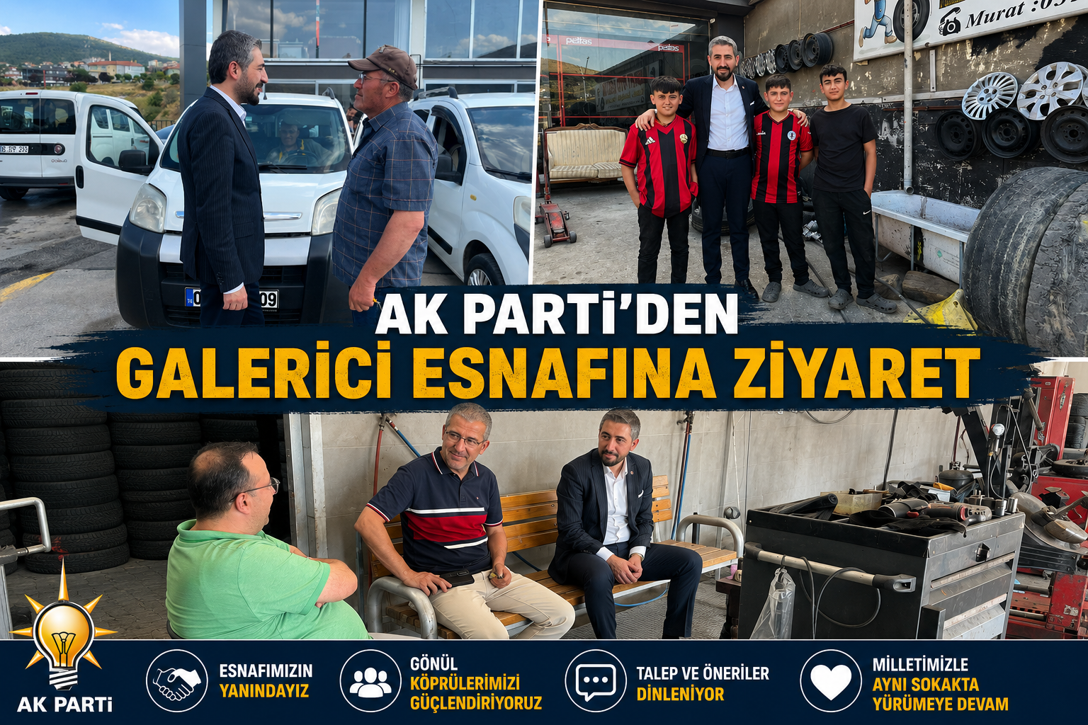 AK Parti Yozgat Teşkilatından Galerici Esnafına Ziyaret
