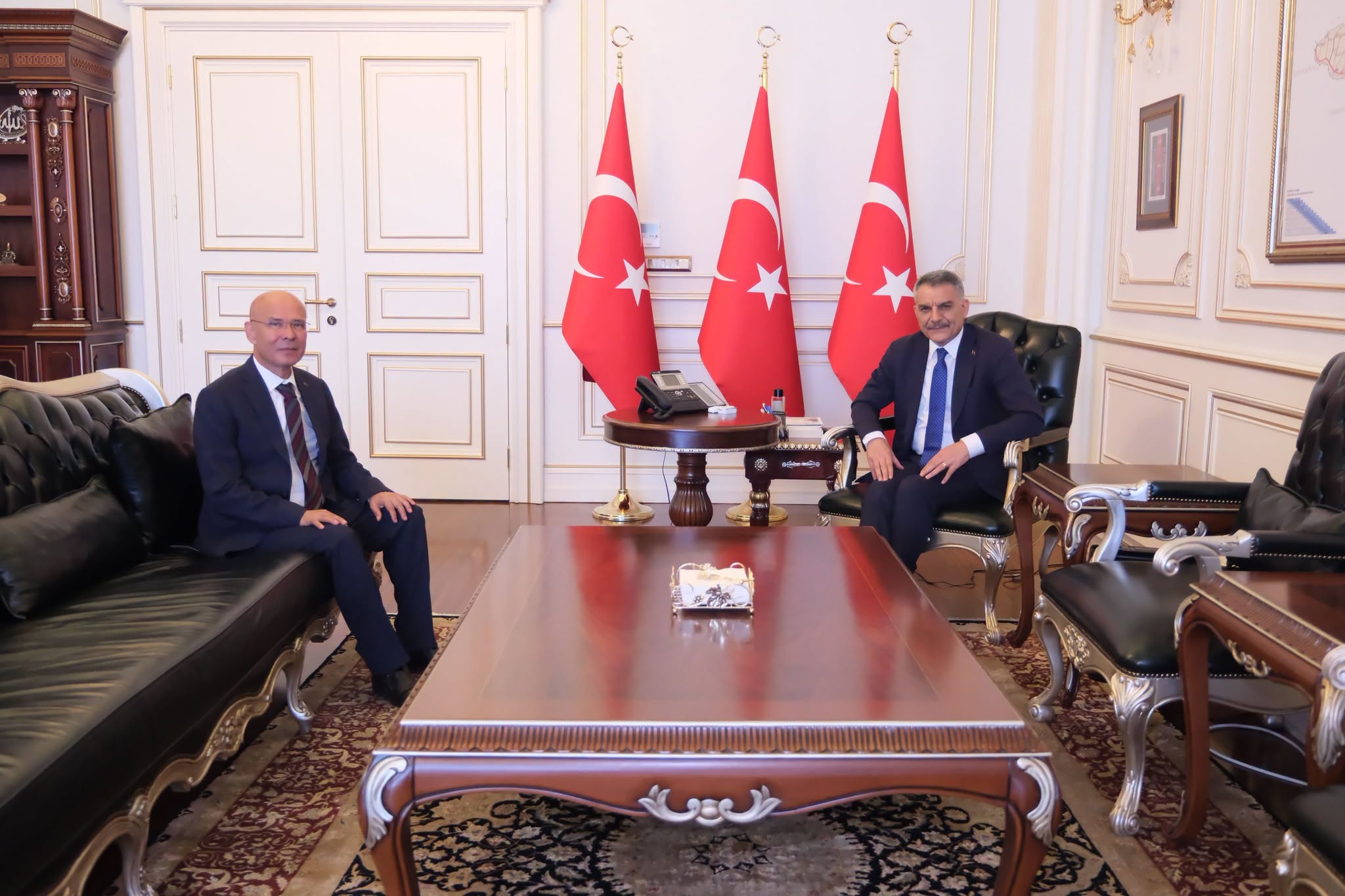 Yozgat Sanayi ve Teknoloji İl Müdürü Hasan Gül'den Vali Mehmet Ali Özkan'a Ziyaret