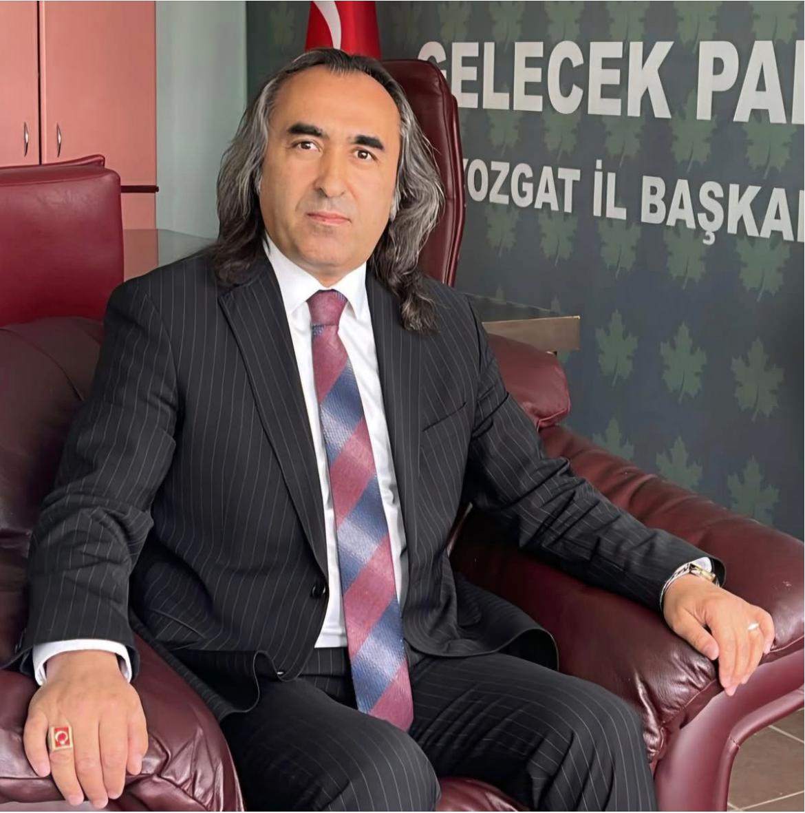 Gelecek Partisi Yozgat İl Başkanı Aydoğmuş'tan Yeni Parti'ye Destek Mesajı
