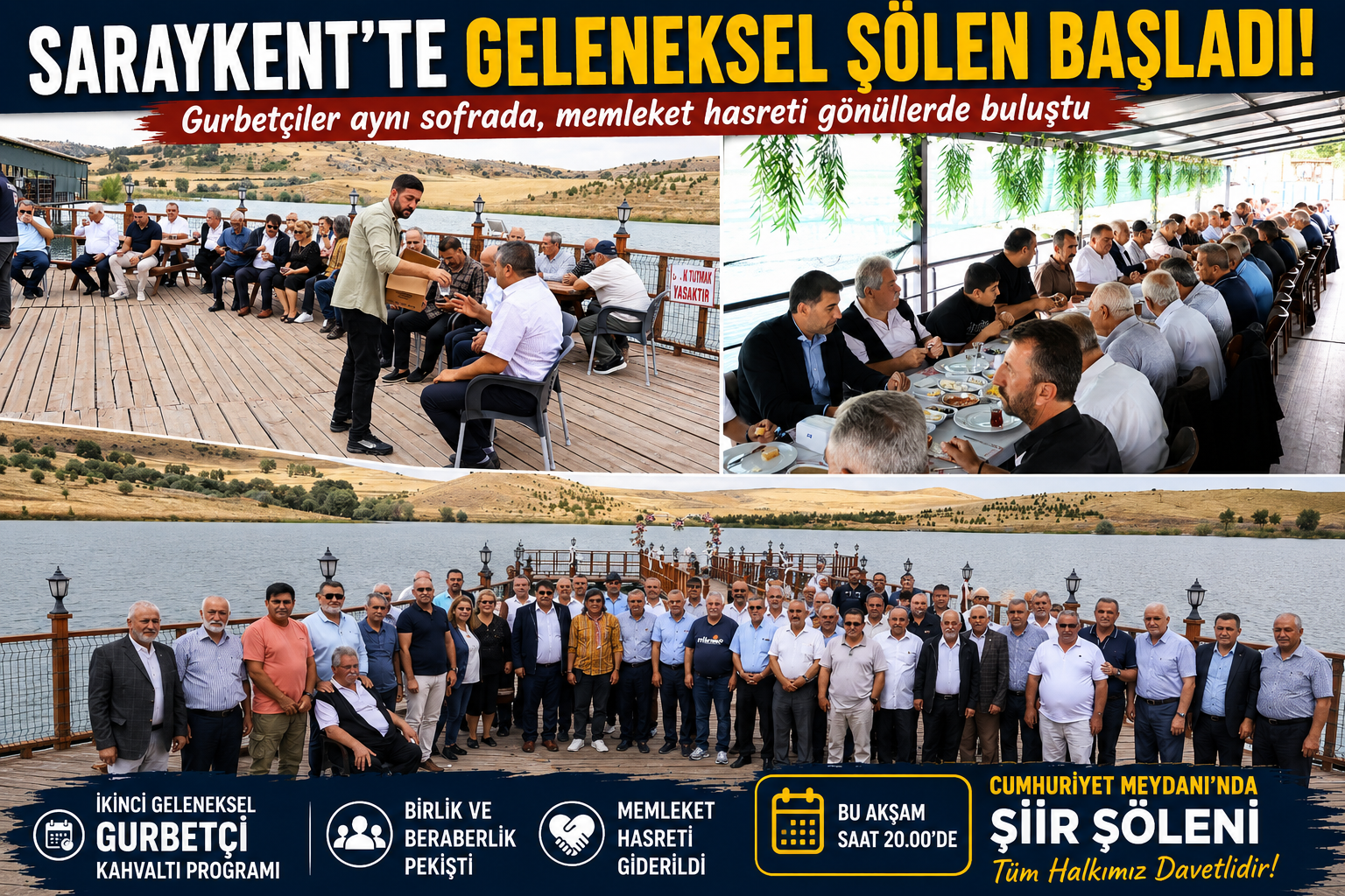 Saraykent'te Gurbetçi Buluşması Coşkusu