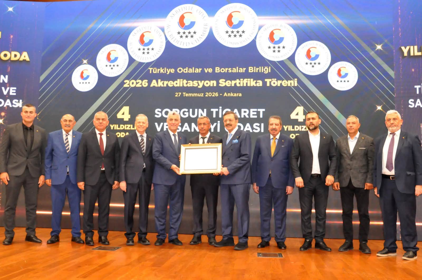 Sorgun TSO, TOBB Akreditasyon Sertifikasını Aldı