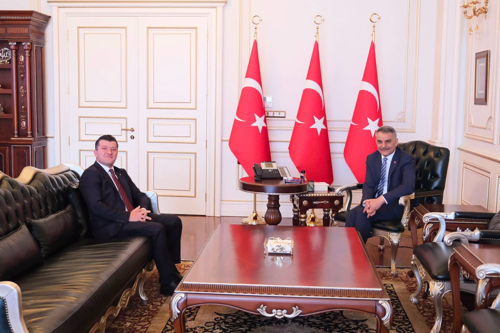 Yeni Şube Müdüründen Vali Özkan'a Nezaket Ziyareti