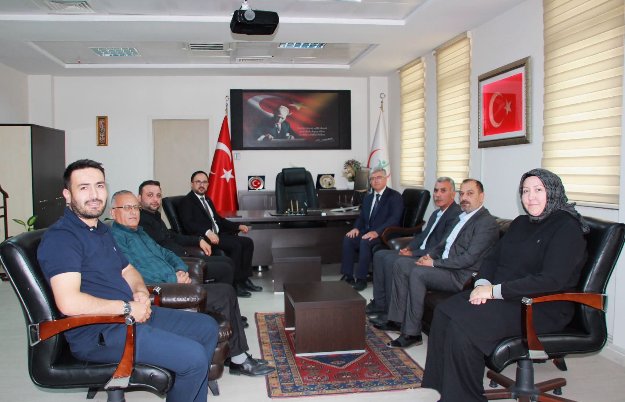 Sağlık-Sen’in Yeni Yönetiminden İl Sağlık Müdürü Karaarslan’a Nezaket Ziyareti