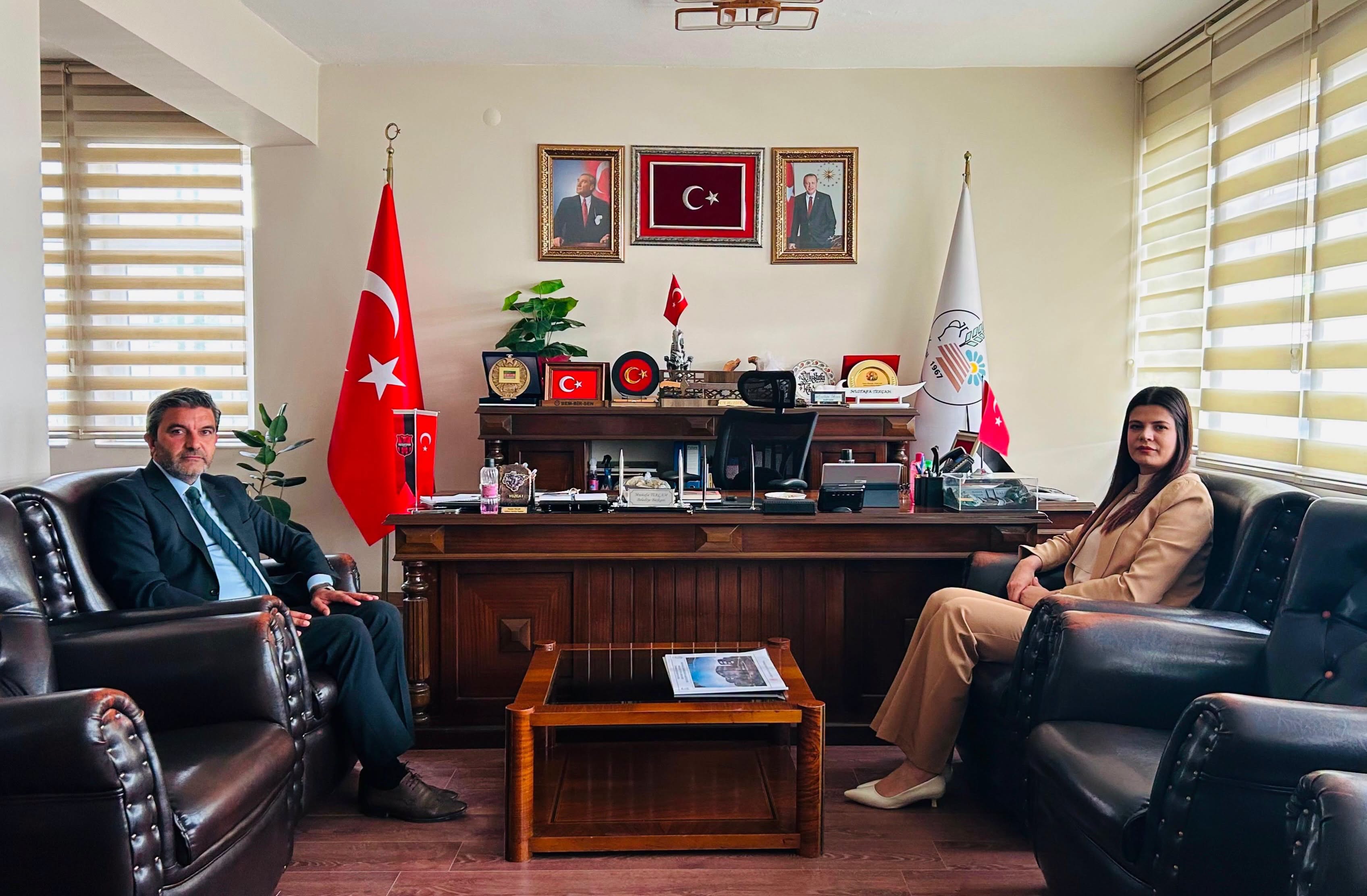 Kaymakam Büyükuçar ve Başkan Tekçam’dan Ortak Çalışma Vurgusu