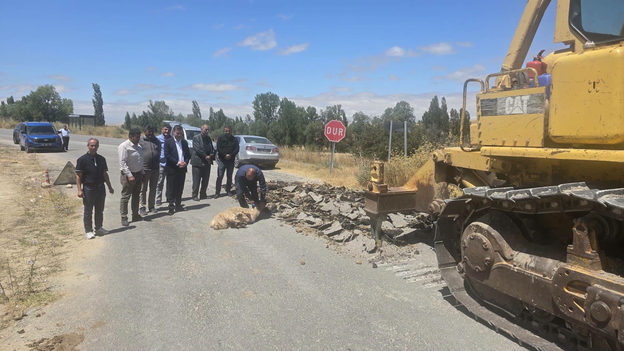 Konurlu Köyü Yolunda Yenileme Başladı