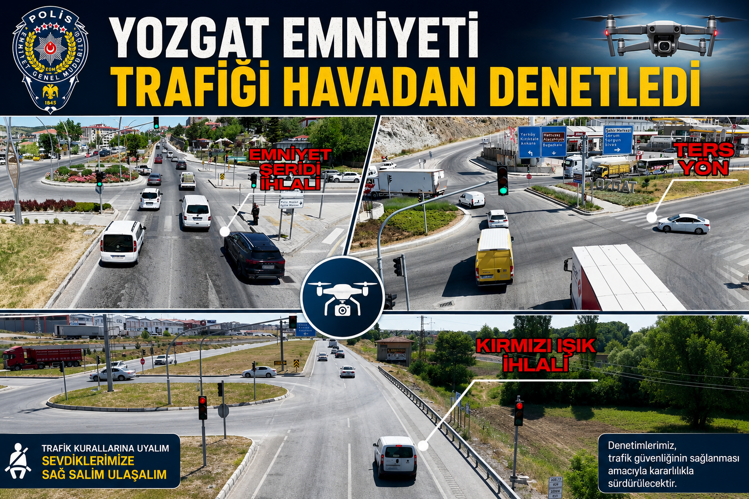 Yozgat'ta Radar Denetimlerinde Çarpıcı Bilanço!