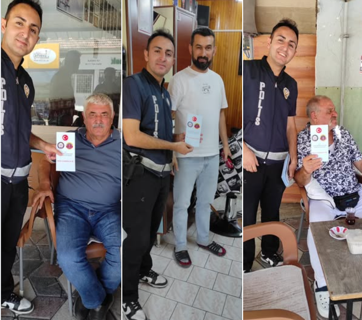 Yenifakılı Polisi Sahada Bilinçlendirdi: 97 Vatandaşa Güvenlik Broşürü Dağıtıldı