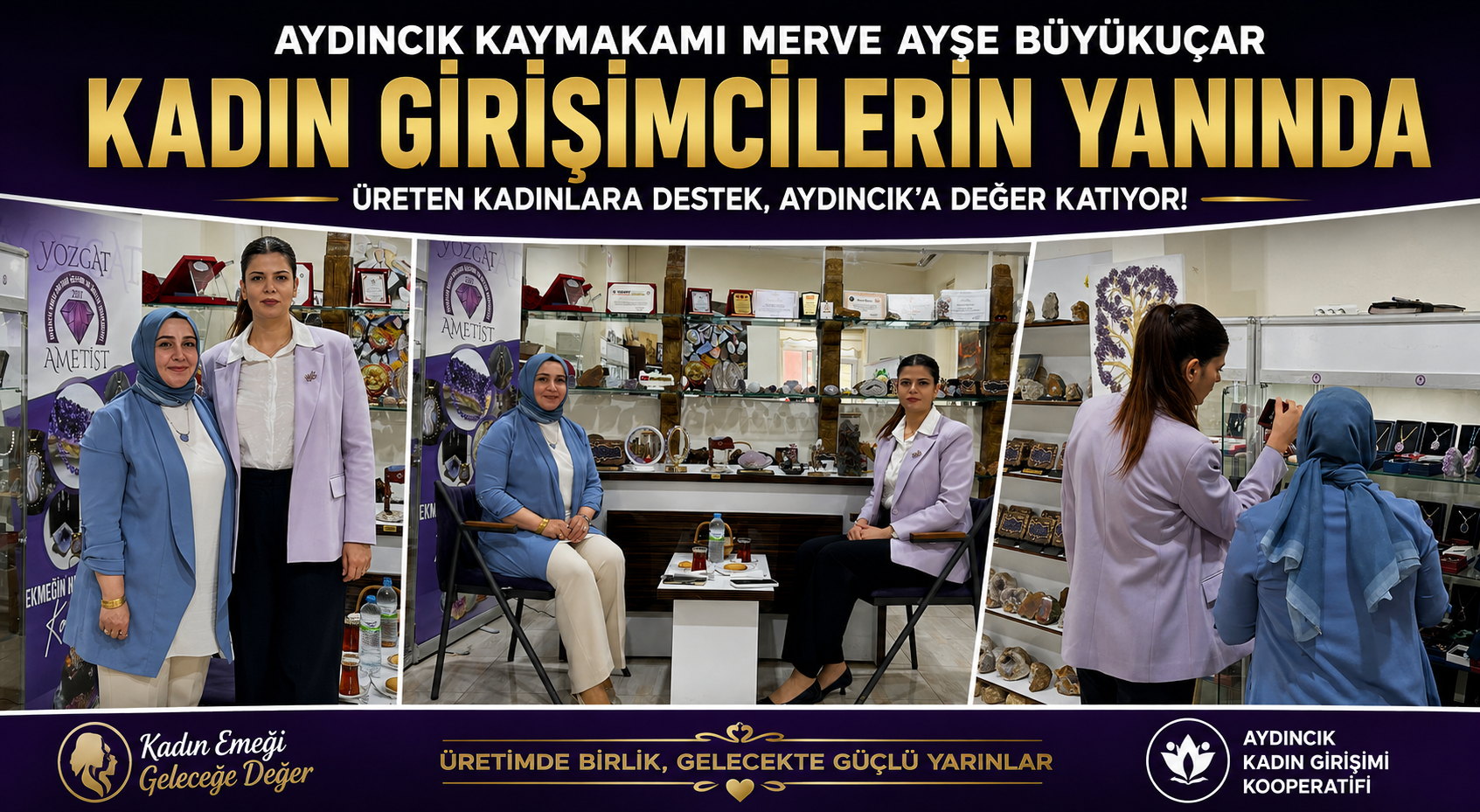 Aydıncık Kaymakamı Büyükuçar’dan Kadın Girişimcilerine Destek Ziyareti