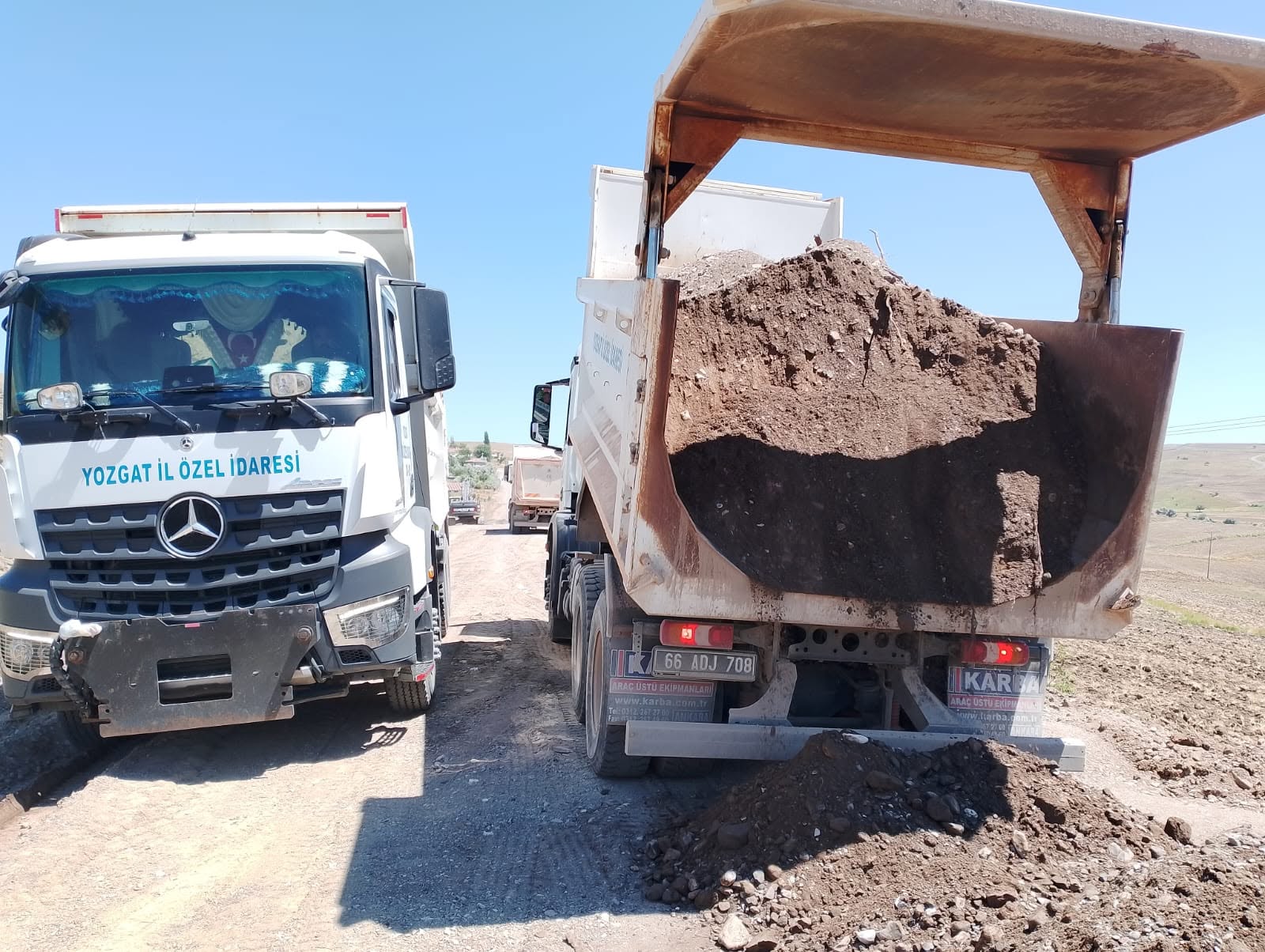 Akdağmadeni’nde Köy Yolları İçin Sıcak Asfalt Hazırlığı Başladı