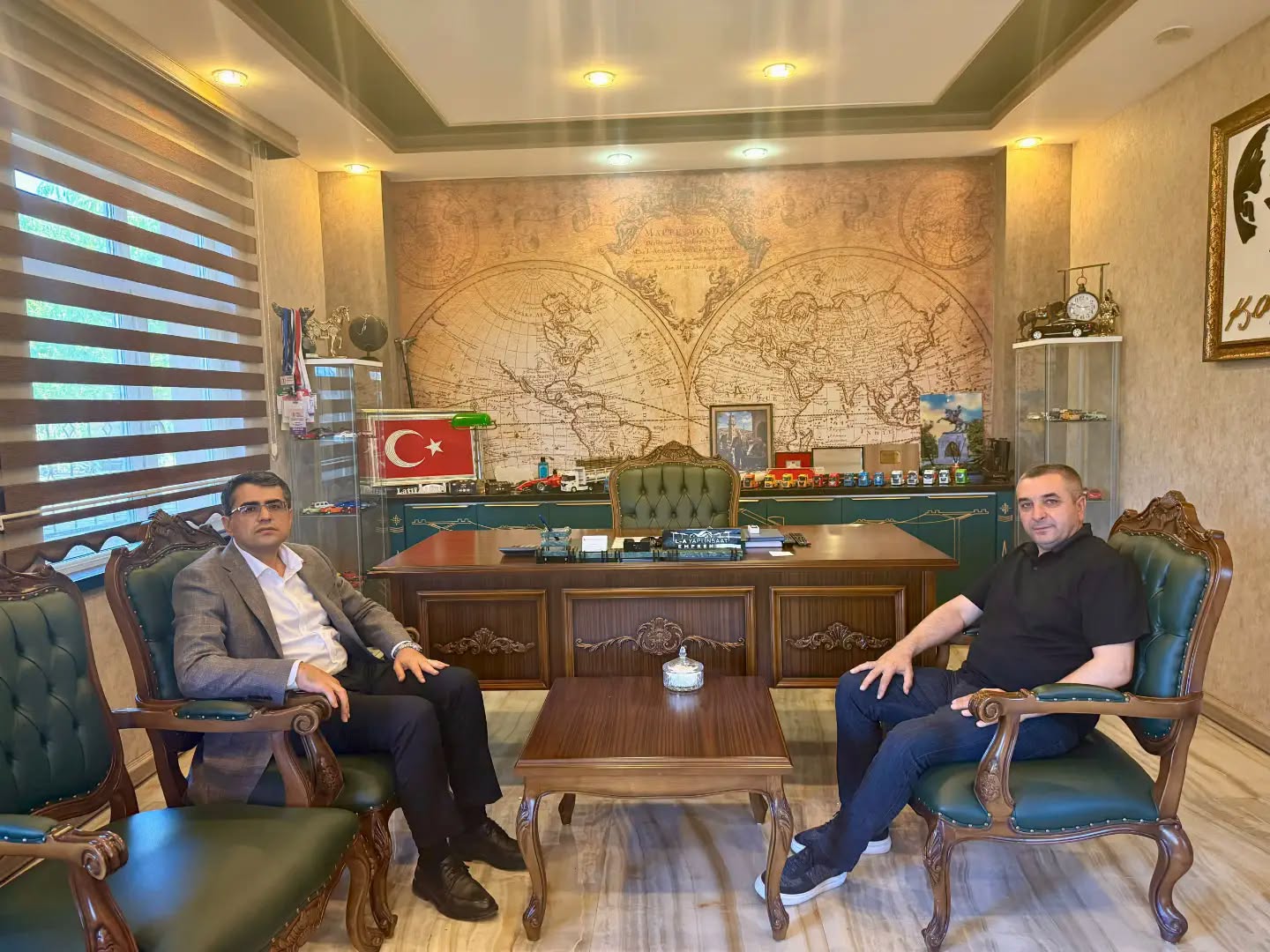 Kaymakam Kaymakçı’dan Başkan Altın’a İş Dünyası Ziyareti