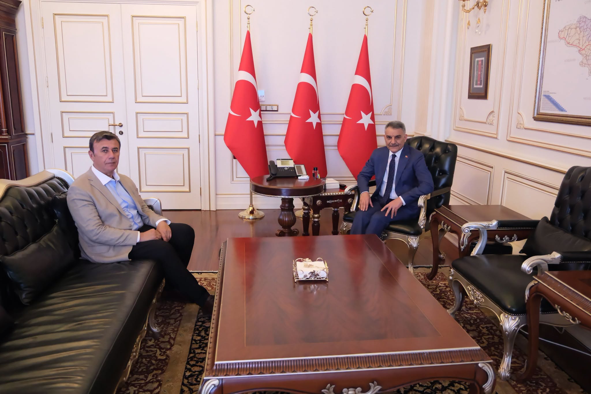 Kadışehri Belediye Başkanı Karadavut’tan Vali Özkan’a Ziyaret