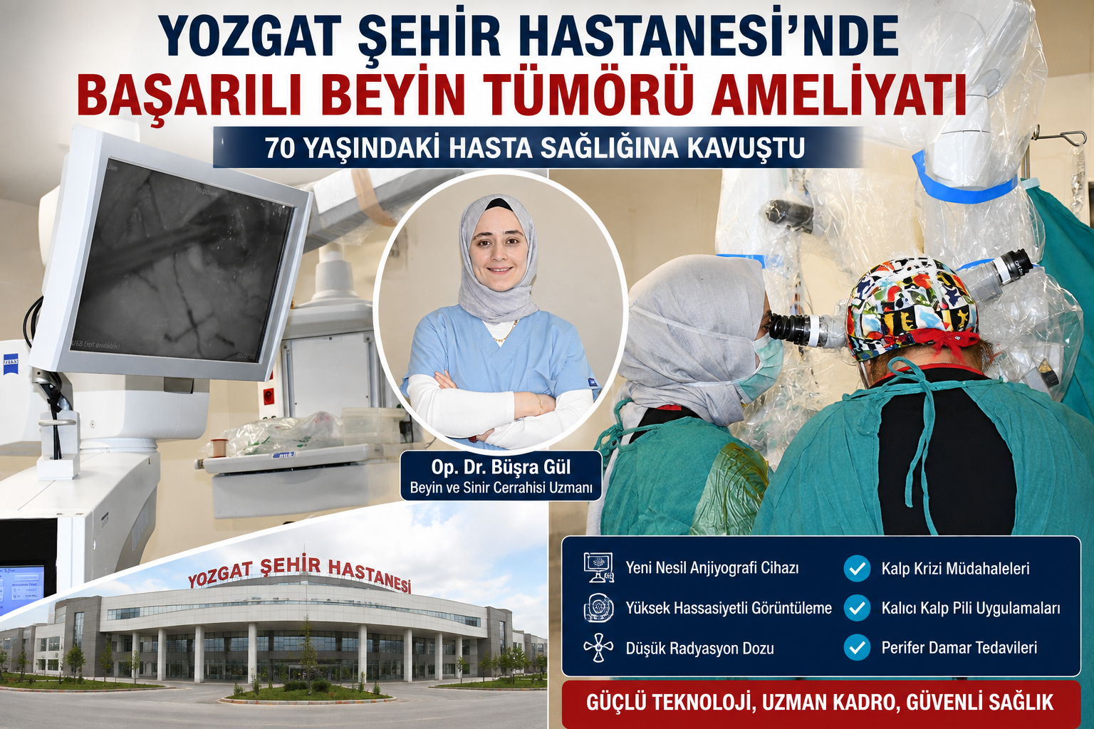 Konuşma ve Denge Bozukluğunun Nedeni Belli Oldu: Yozgat’ta Başarılı Ameliyat