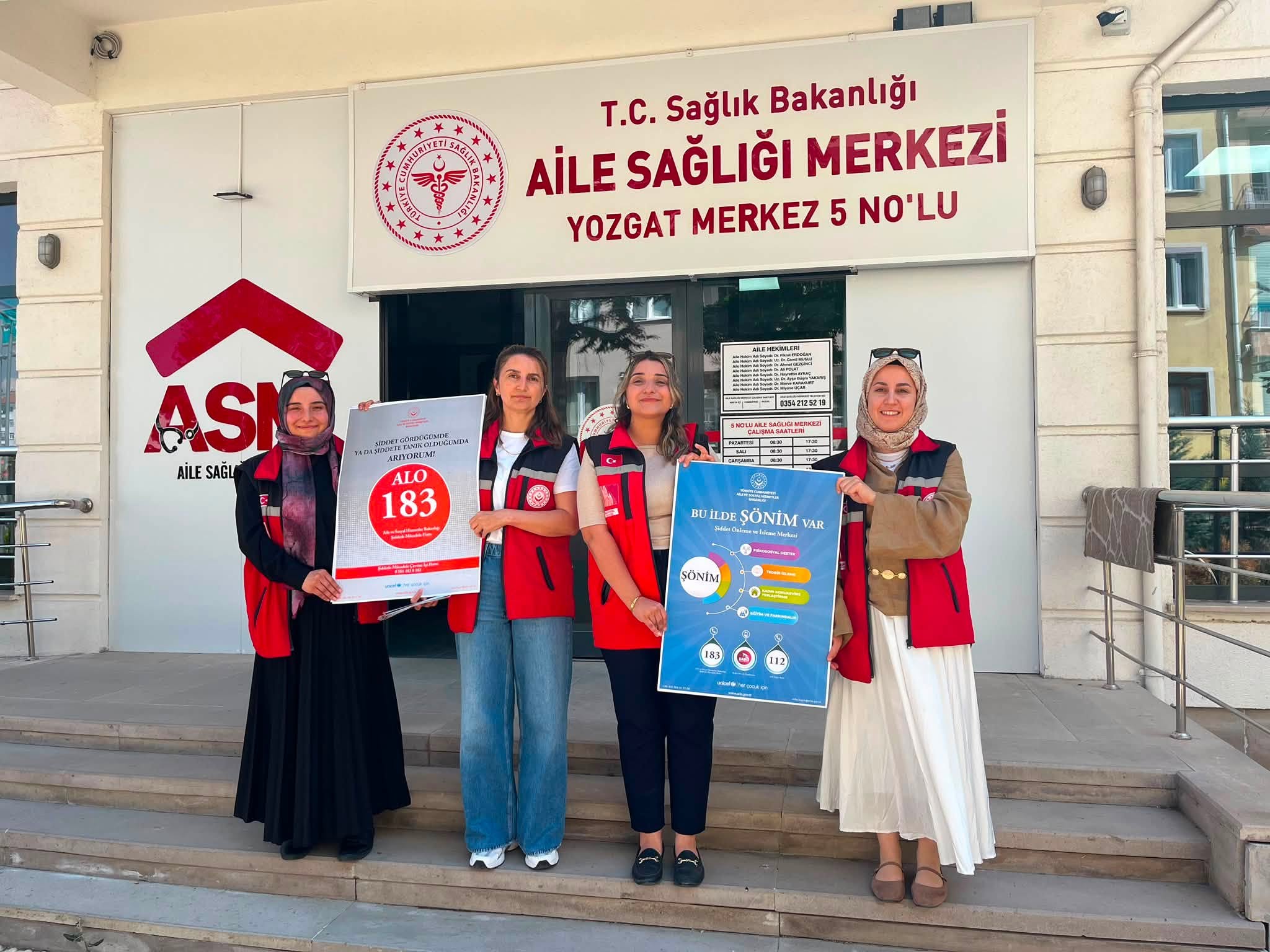 Yozgat’ta Şiddete Karşı Farkındalık İçin Sahaya İndiler