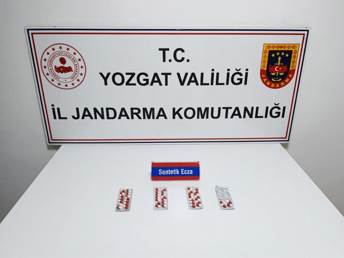 Yozgat’ta Uyuşturucu Operasyonu: 46 Sentetik Ecza Hap Ele Geçirildi