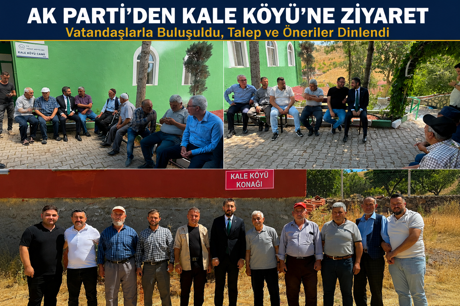 AK Parti Yozgat’ta Köy Köy Saha Çalışmasını Sürdürüyor