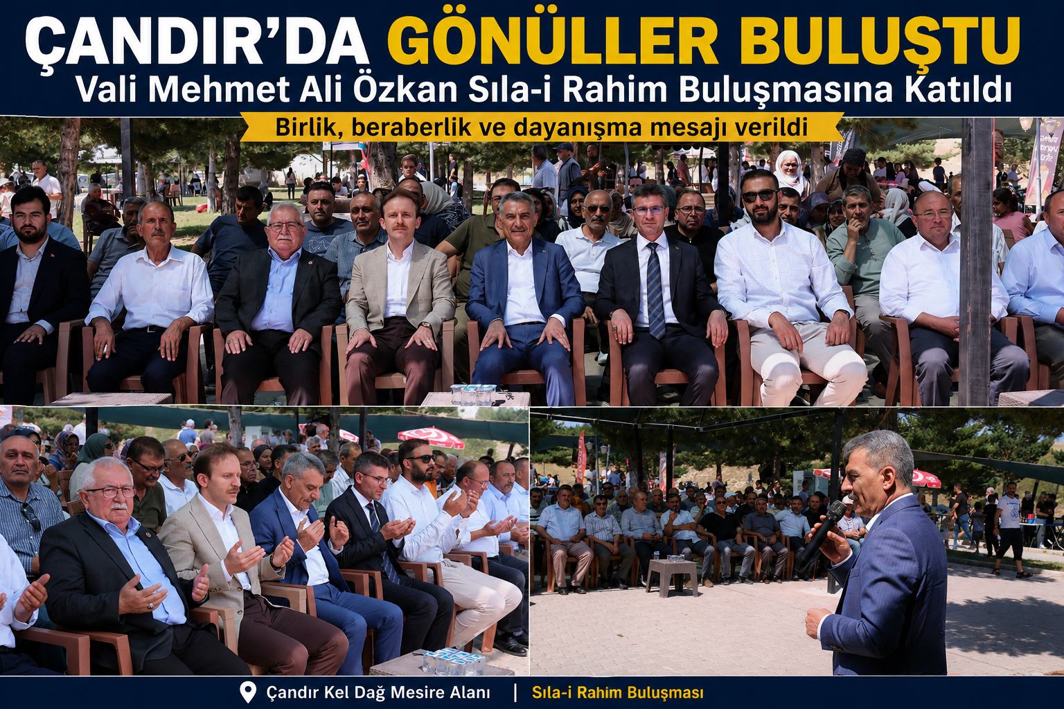Çandır’da Gönüller Bir Oldu! Sıla-i Rahim Buluşmasına Yoğun İlgi
