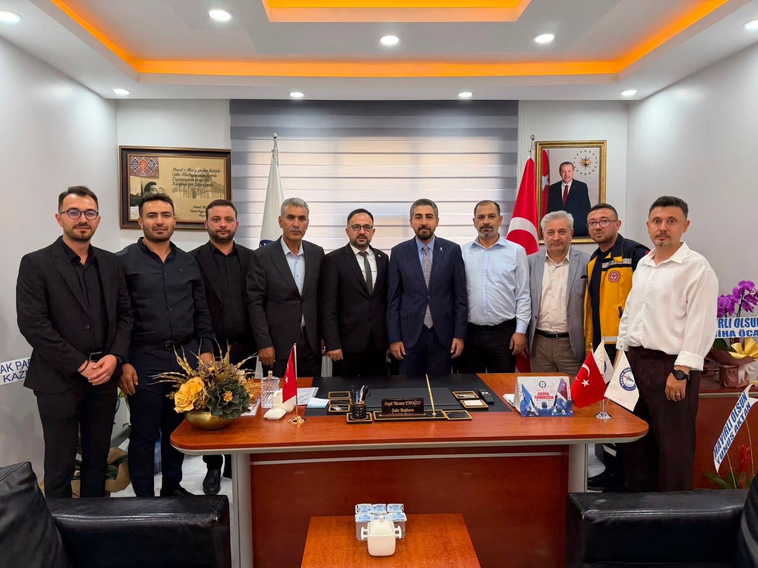 AK Parti Yozgat Merkez İlçe Yönetiminden Sağlık-Sen’e Hayırlı Olsun Ziyareti