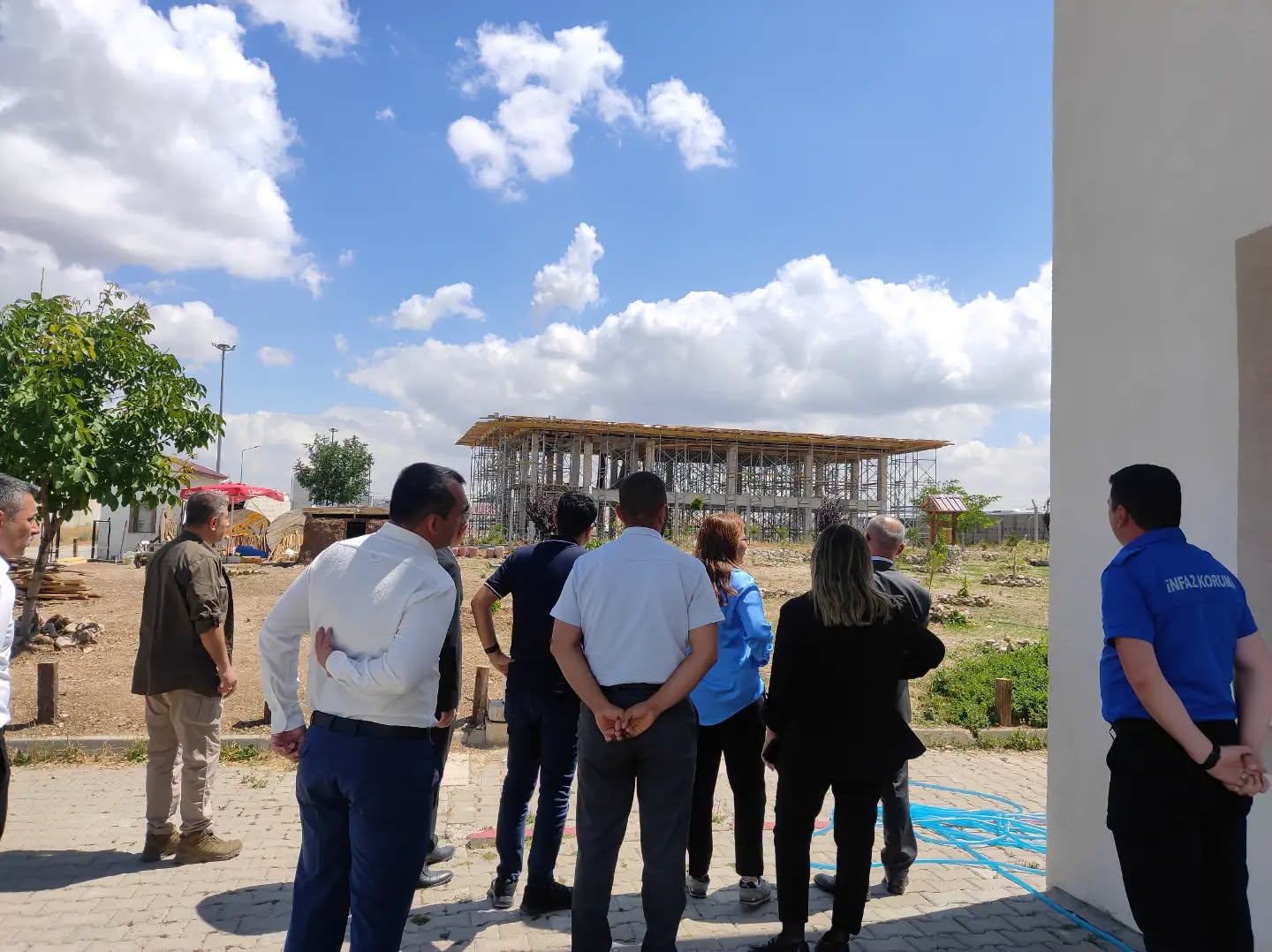 Yozgat Cezaevi Yerleşkesindeki Cami İnşaatında Çalışmalar İncelendi
