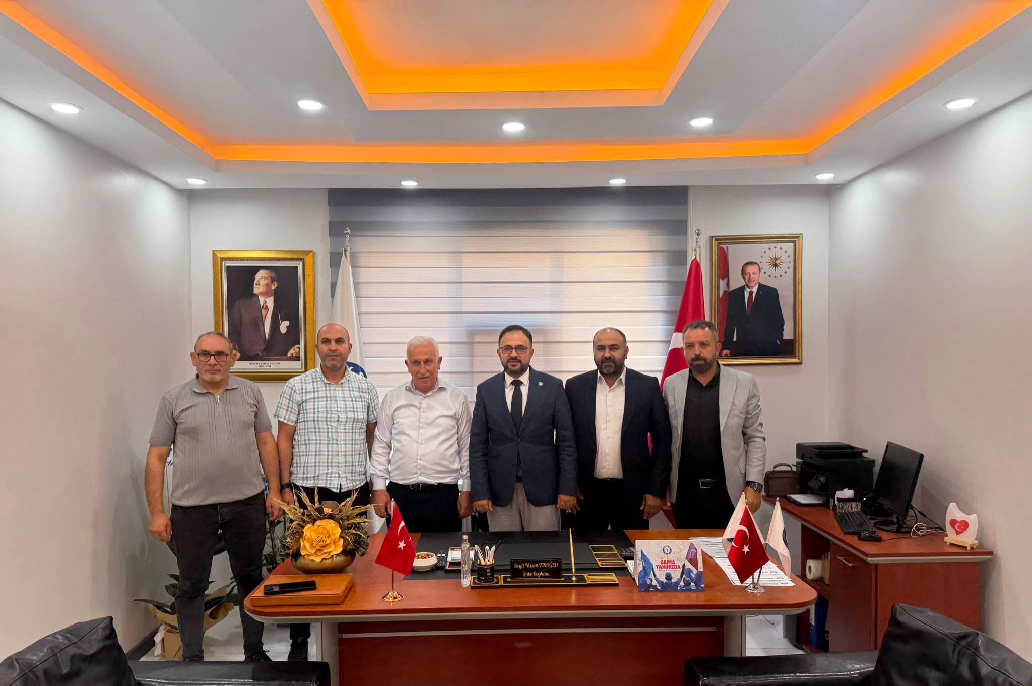 Sendikalardan Sağlık-Sen Yozgat Şubesi’ne Hayırlı Olsun Ziyareti