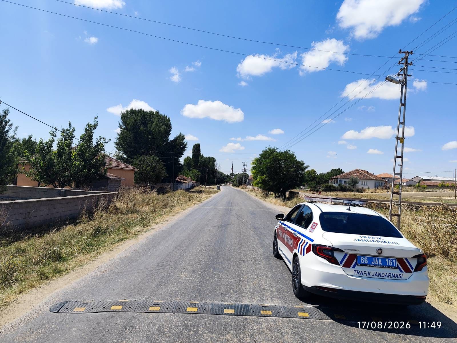 Boğazlıyan’da Trafik Kazalarını Önlemek İçin Köy İçlerine 6 Kasis Yapıldı