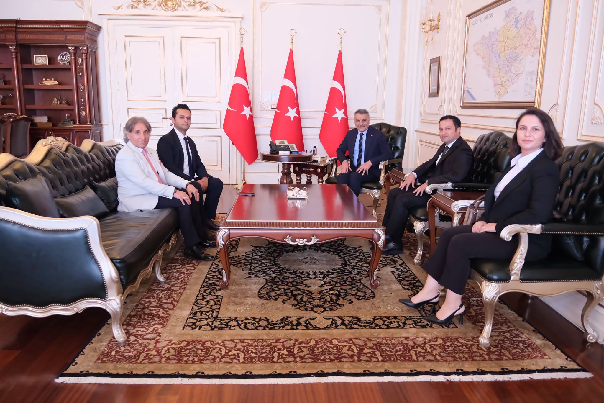 Maliye Heyetinden Vali Özkan’a Ziyaret