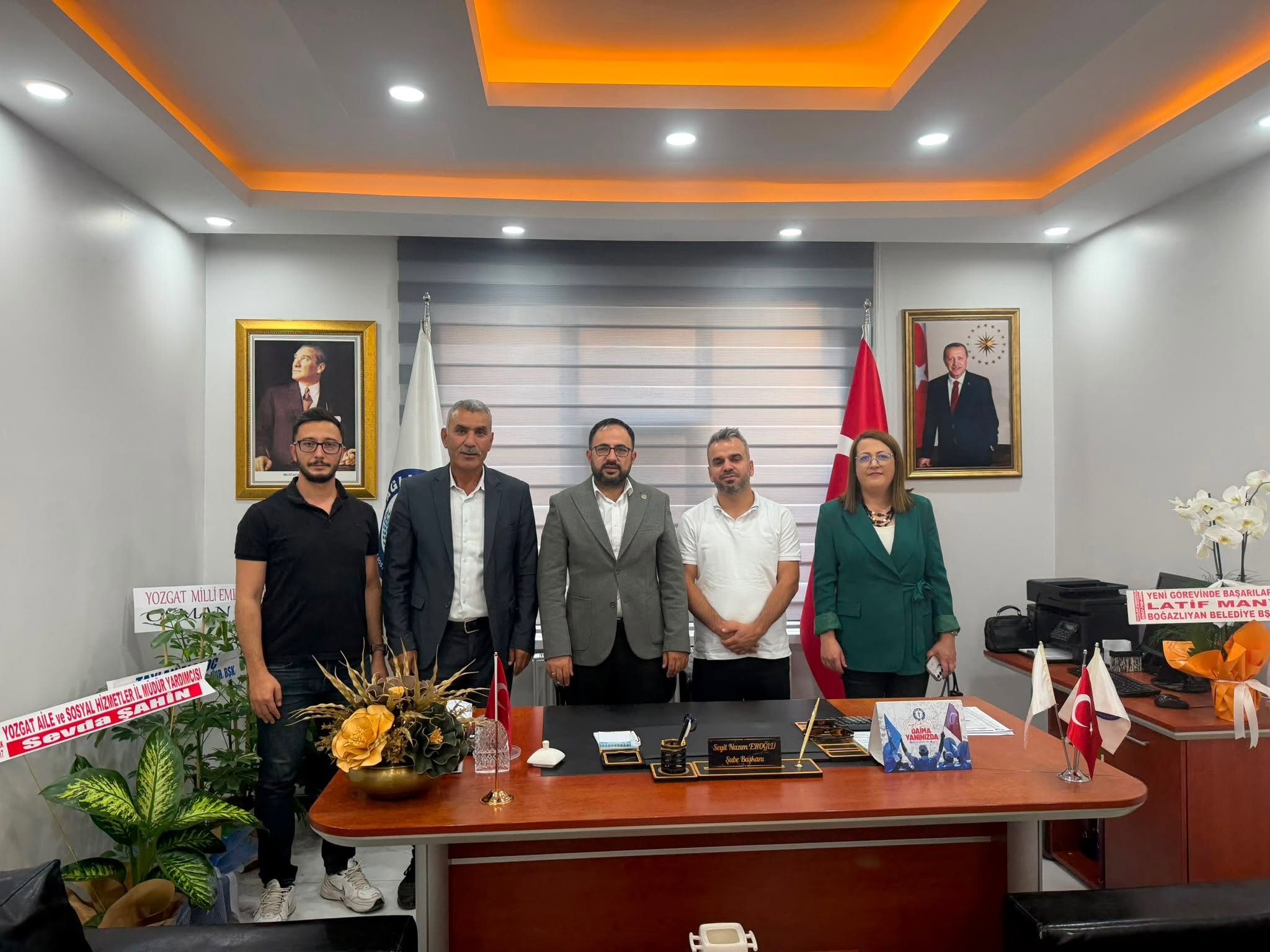 Yozgat’ta Yeni Başkan Seyit Nazım Eroğlu’na Hayırlı Olsun Ziyareti