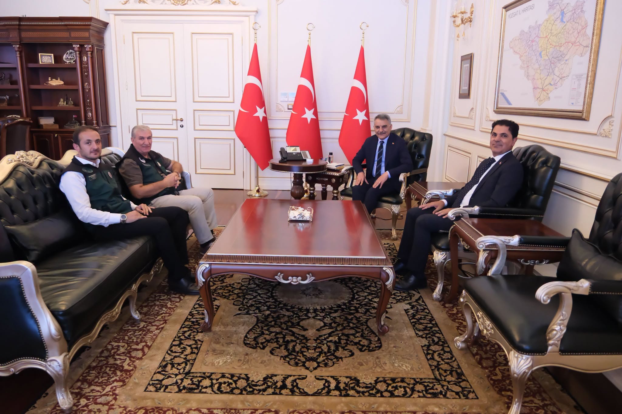 DSİ Heyetinden Vali Özkan’a Ziyaret: Yozgat’taki Projeler Masaya Yatırıldı
