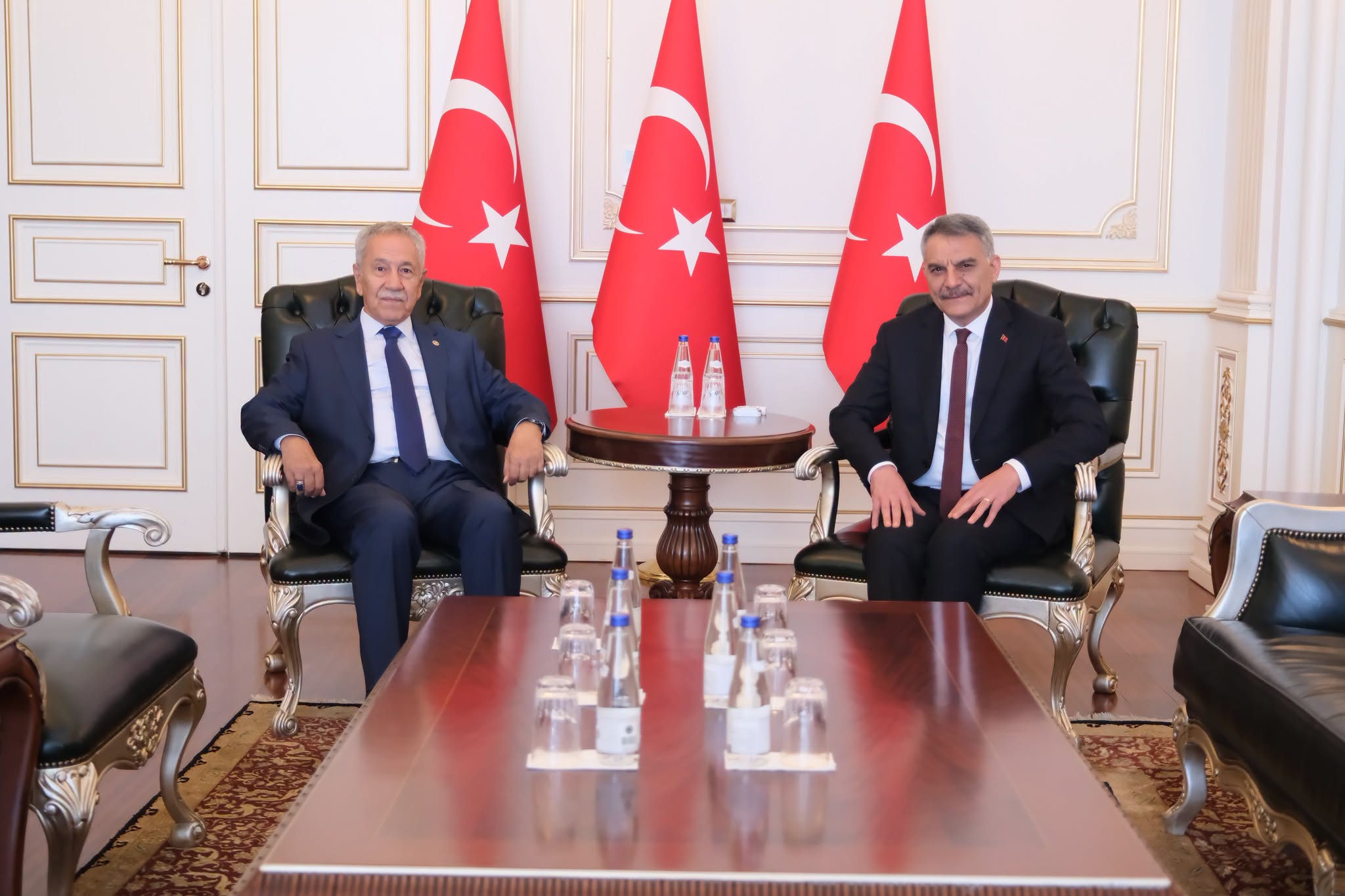 Bülent Arınç’tan Yozgat Valisi Mehmet Ali Özkan’a Ziyaret
