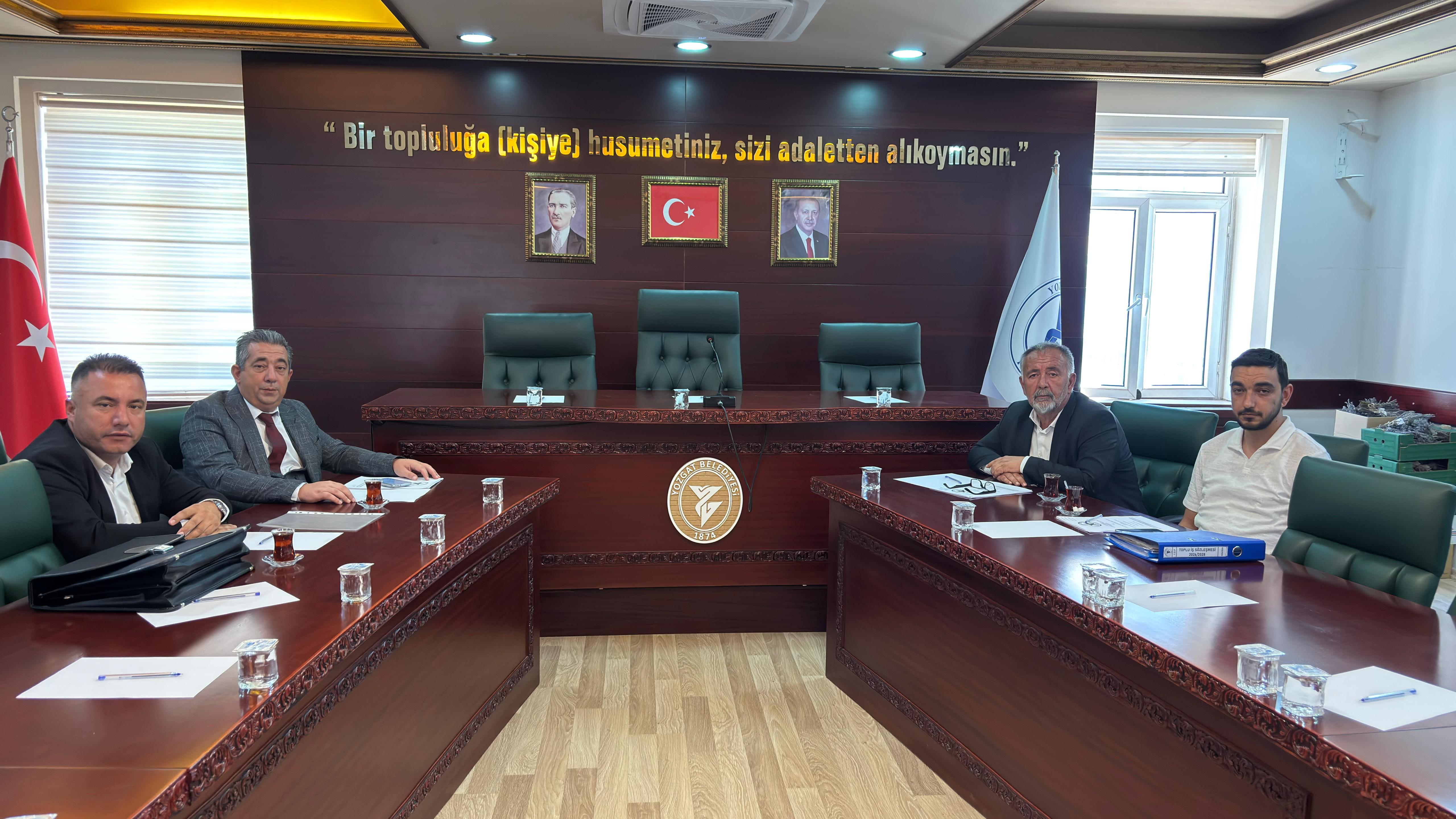 Yozgat Belediyesi Güvenlik Görevlileri İçin TİS Masasında İlk Adım Atıldı