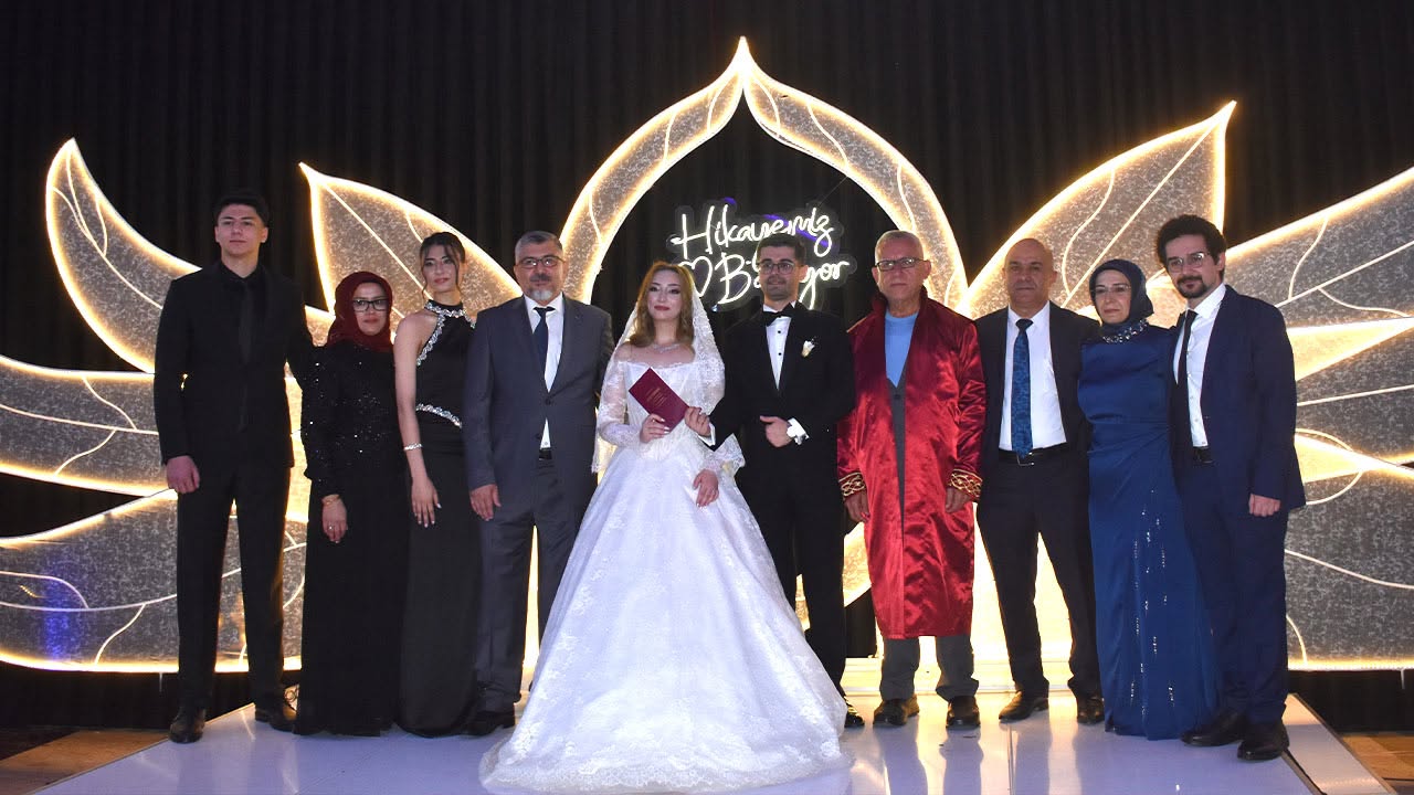 Harun Evcimen’in Oğlu Uğur, Zeynep ile Dünyaevine Girdi