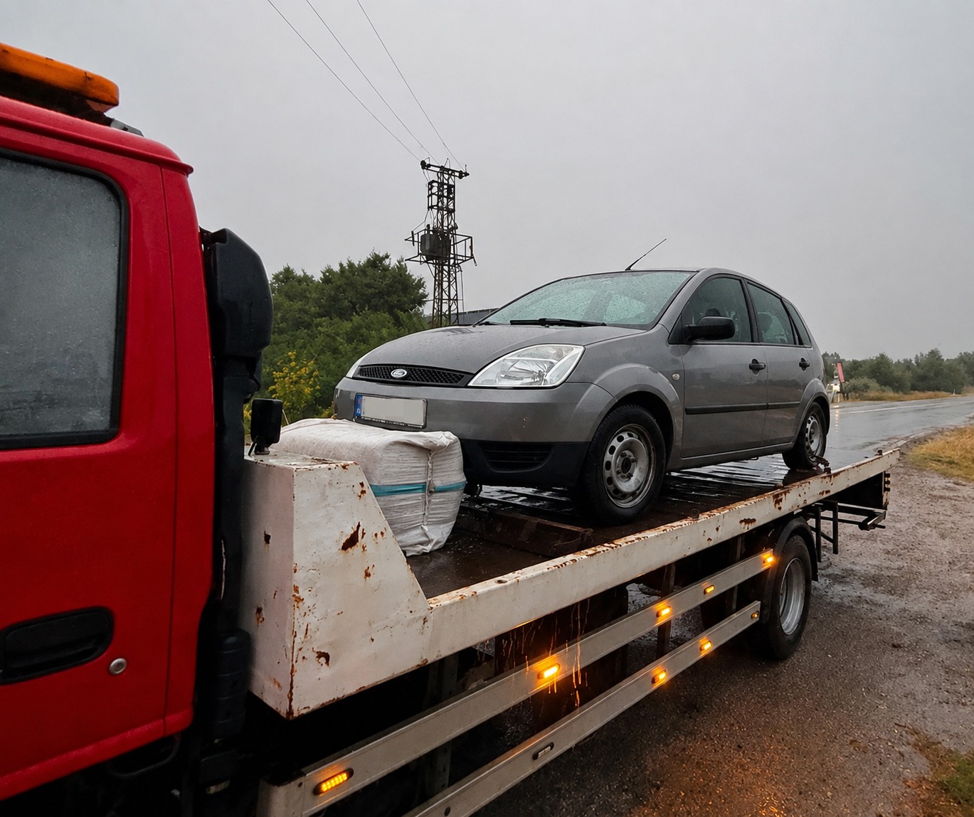 Sorgun’da Jandarma Denetiminde Yakalamalı Araç Otoparka Çekildi