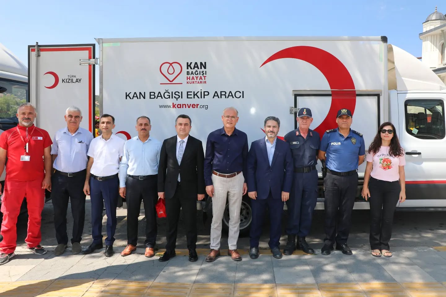 Çekerek’te İlçe Protokolü Kan Bağışı Kampanyasına Destek Verdi