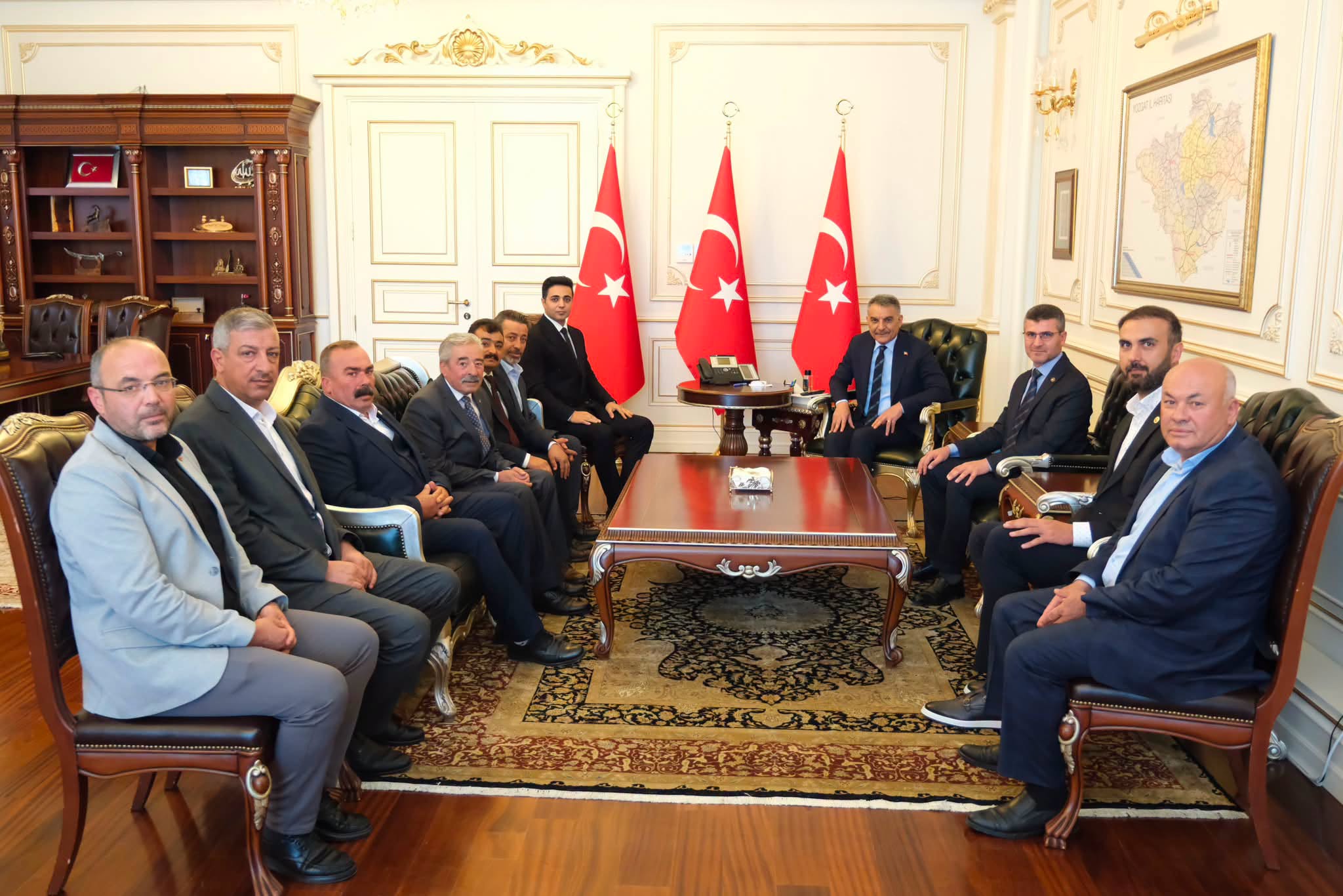 Çandır Heyeti Vali Özkan’la Bir Araya Geldi