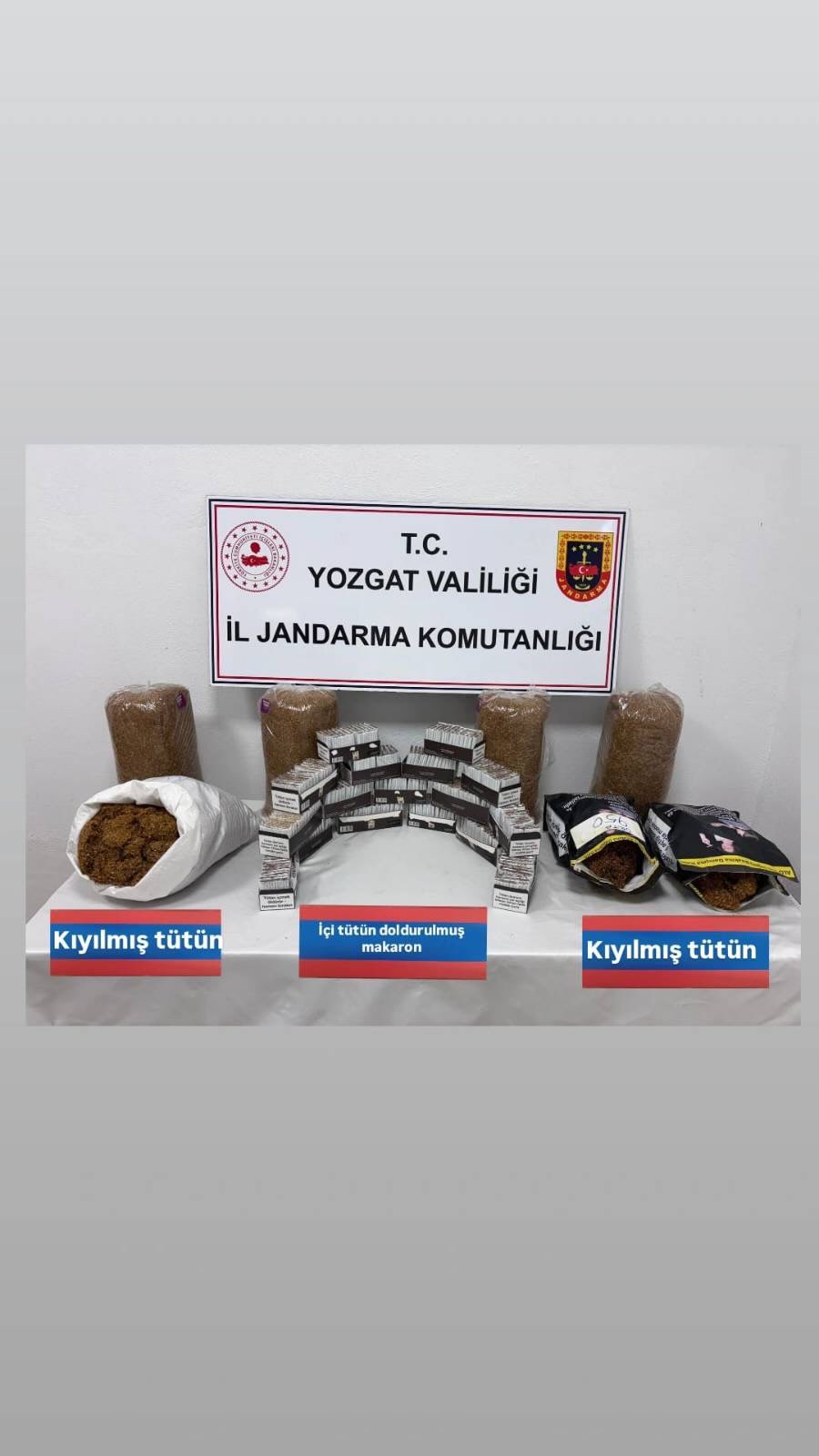 Yozgat’ta Kaçak Tütüne Geçit Yok: 31 Kilo Tütün Ele Geçirildi
