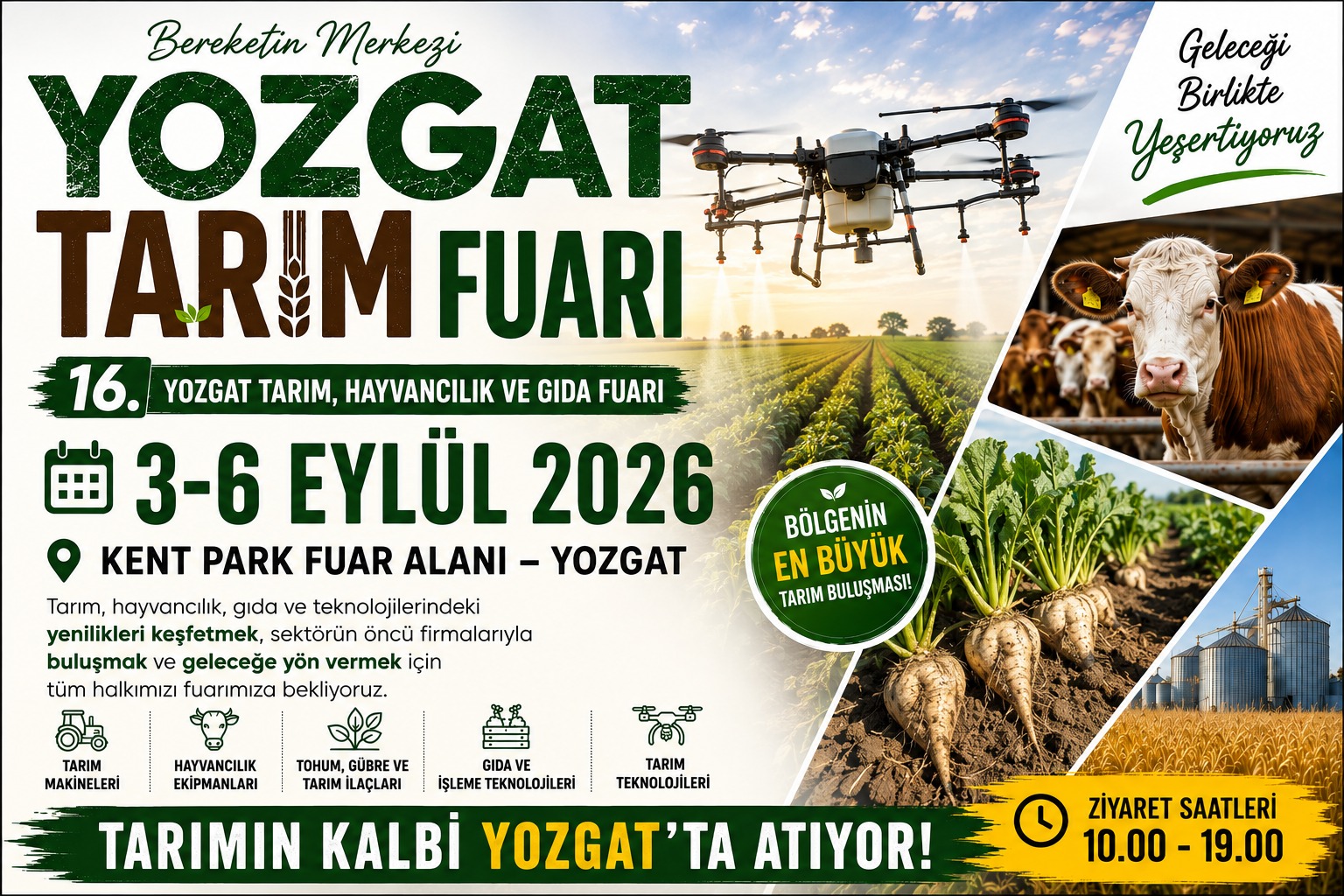Tarım Fuarı Kapılarını Görkemli Bir Törenle Açıyor