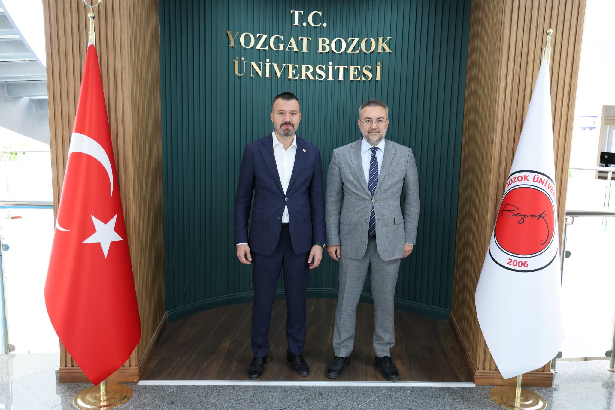 Şahan ve Rektör Yaşar Bir Araya Geldi: Bozok Üniversitesi’nin Geleceği Masada