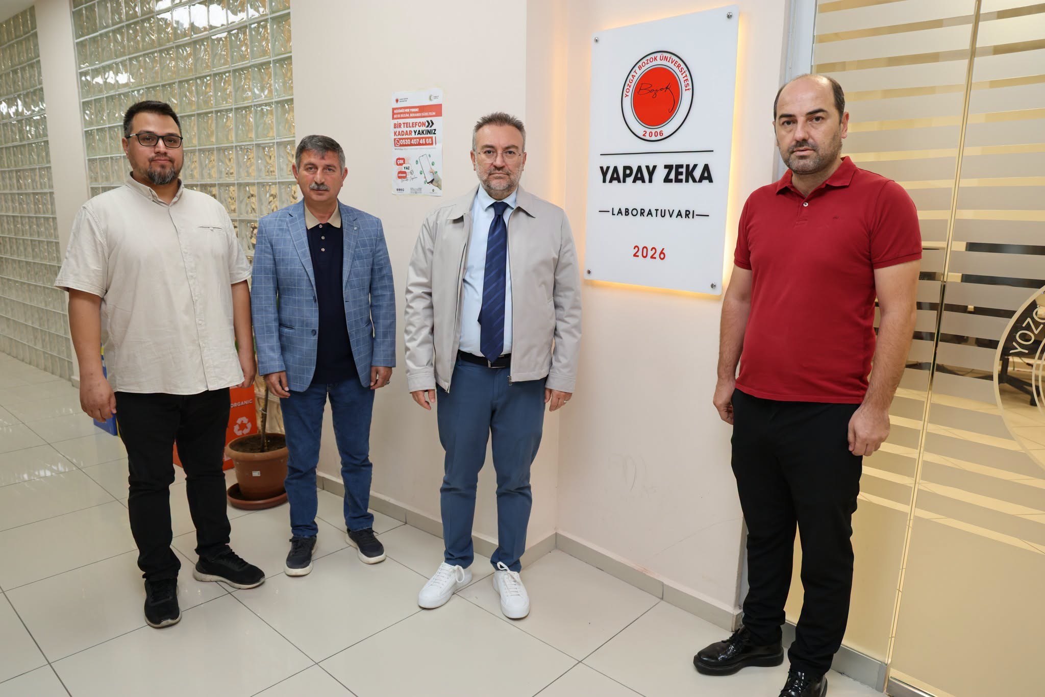 Bozok Üniversitesi’nde Yapay Zekâ Laboratuvarı Öğrencilerin Hizmetine Açıldı