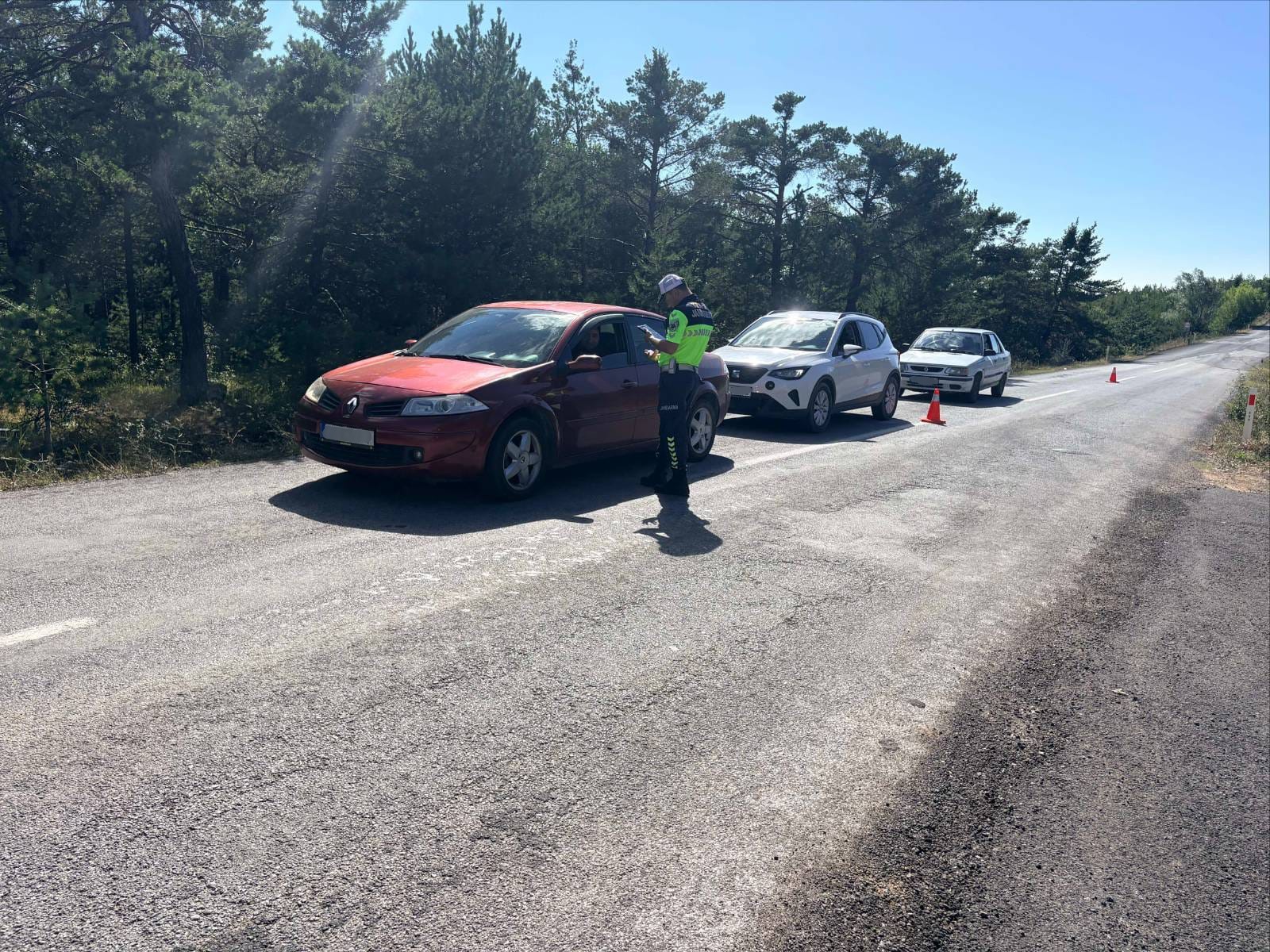 Akdağmadeni’nde Jandarmadan Trafik Güvenliği Denetimi