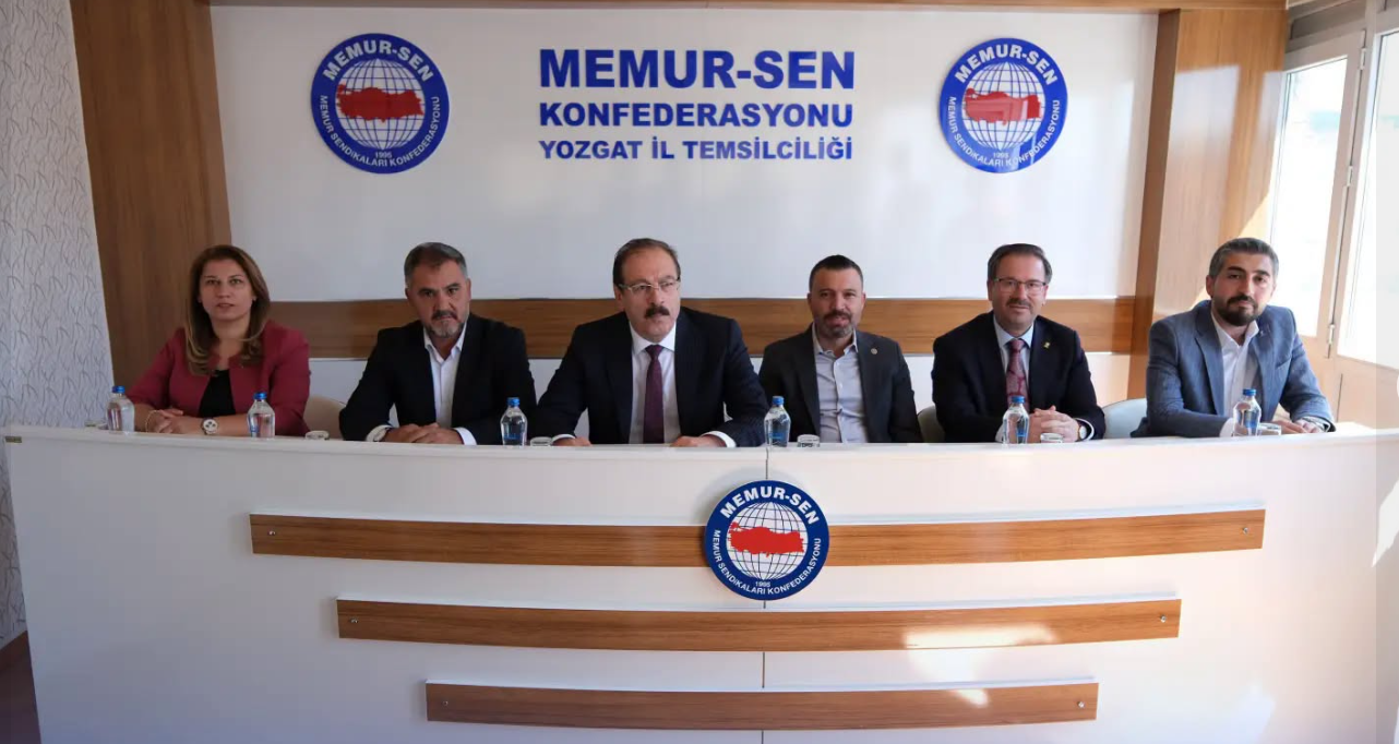 Milletvekillerinden Memur-Sen’e Ziyaret: Yozgat’ın Gündemi Masaya Yatırıldı